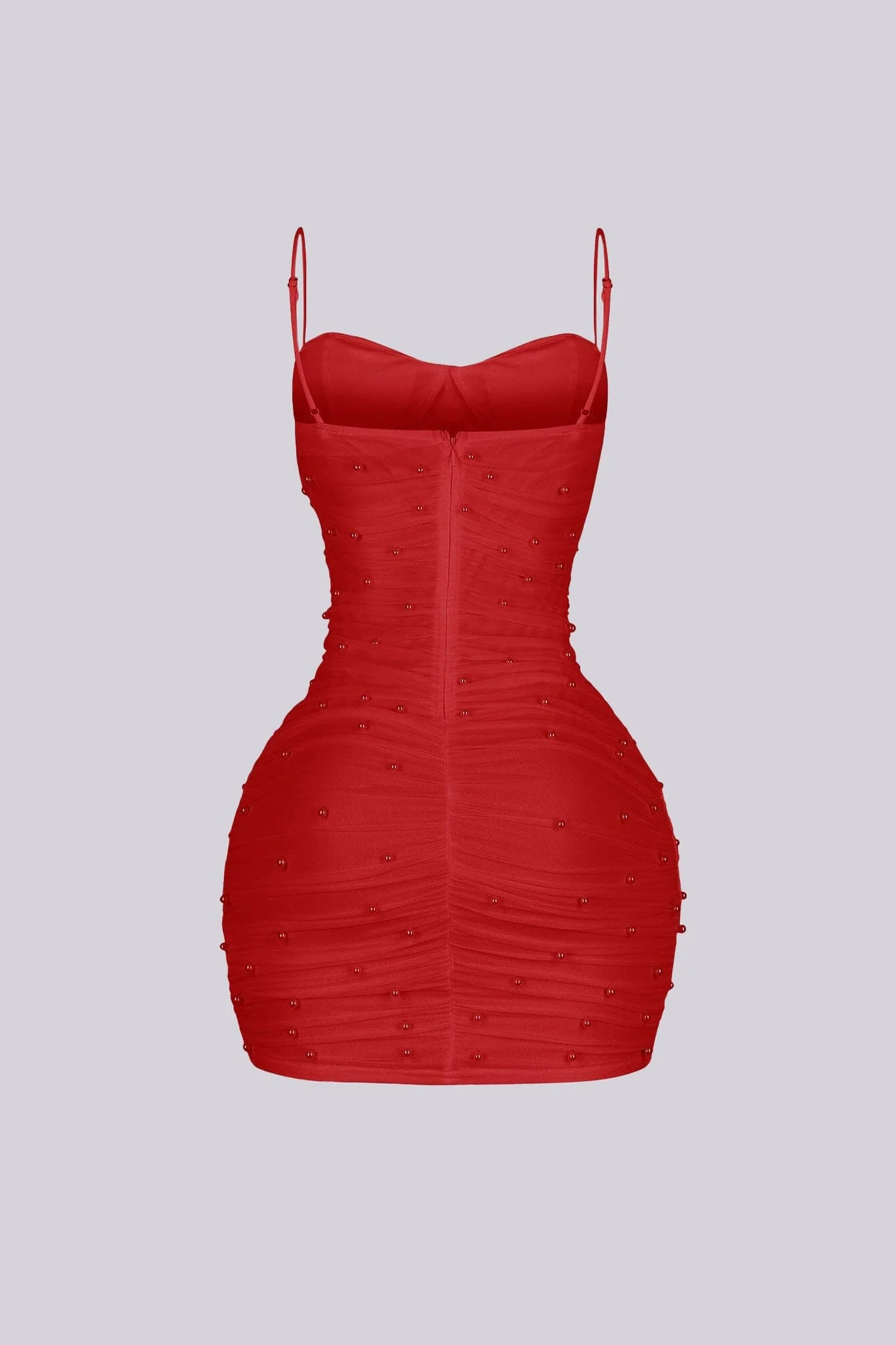 Celebrate Pearl Mesh Mini Dress - Image 22