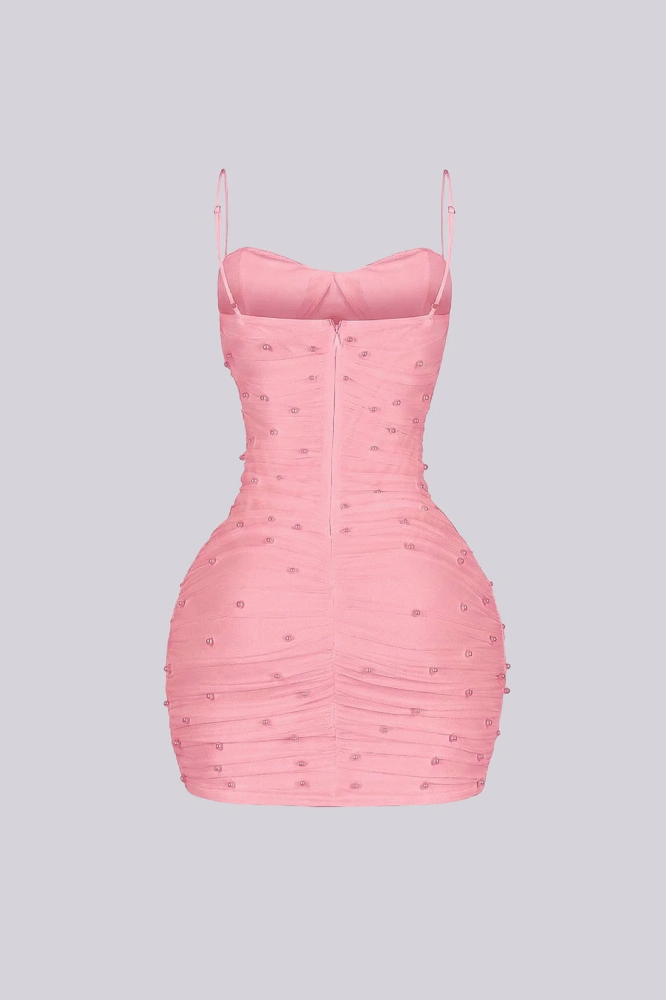 Celebrate Pearl Mesh Mini Dress - Image 23