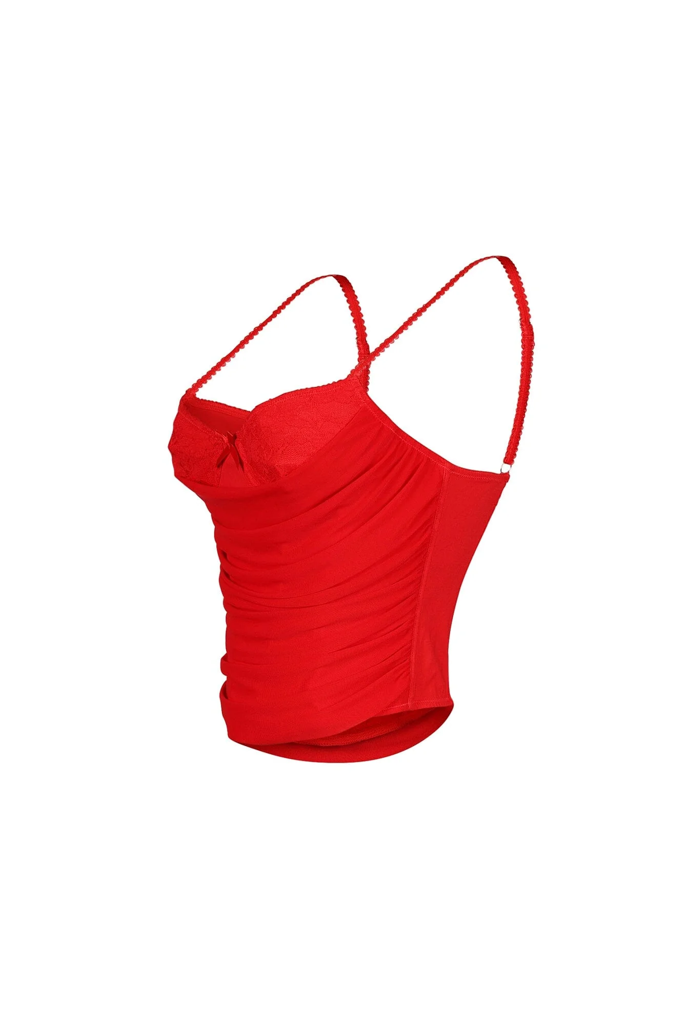 Celeste Lace Mesh Corset Tank Top - Image 4