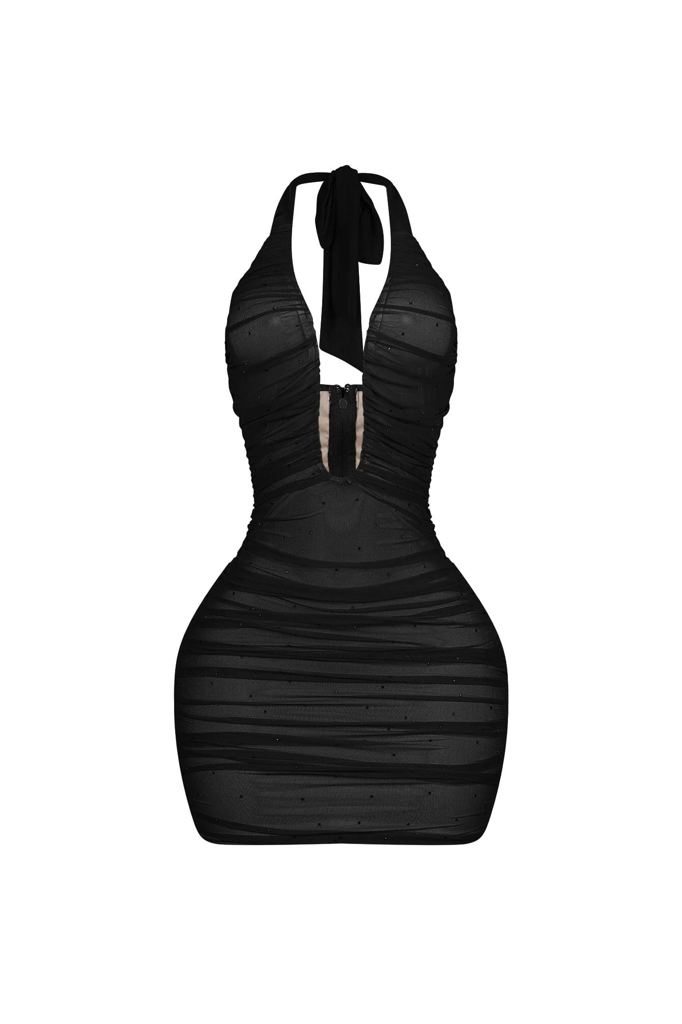 Celestia Rhinestone Bustier Mini Dress - Image 8