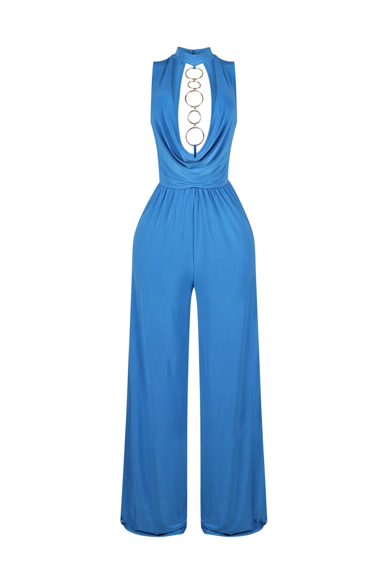 Circle Accent Wide Leg Jumpsuit - Image 6
