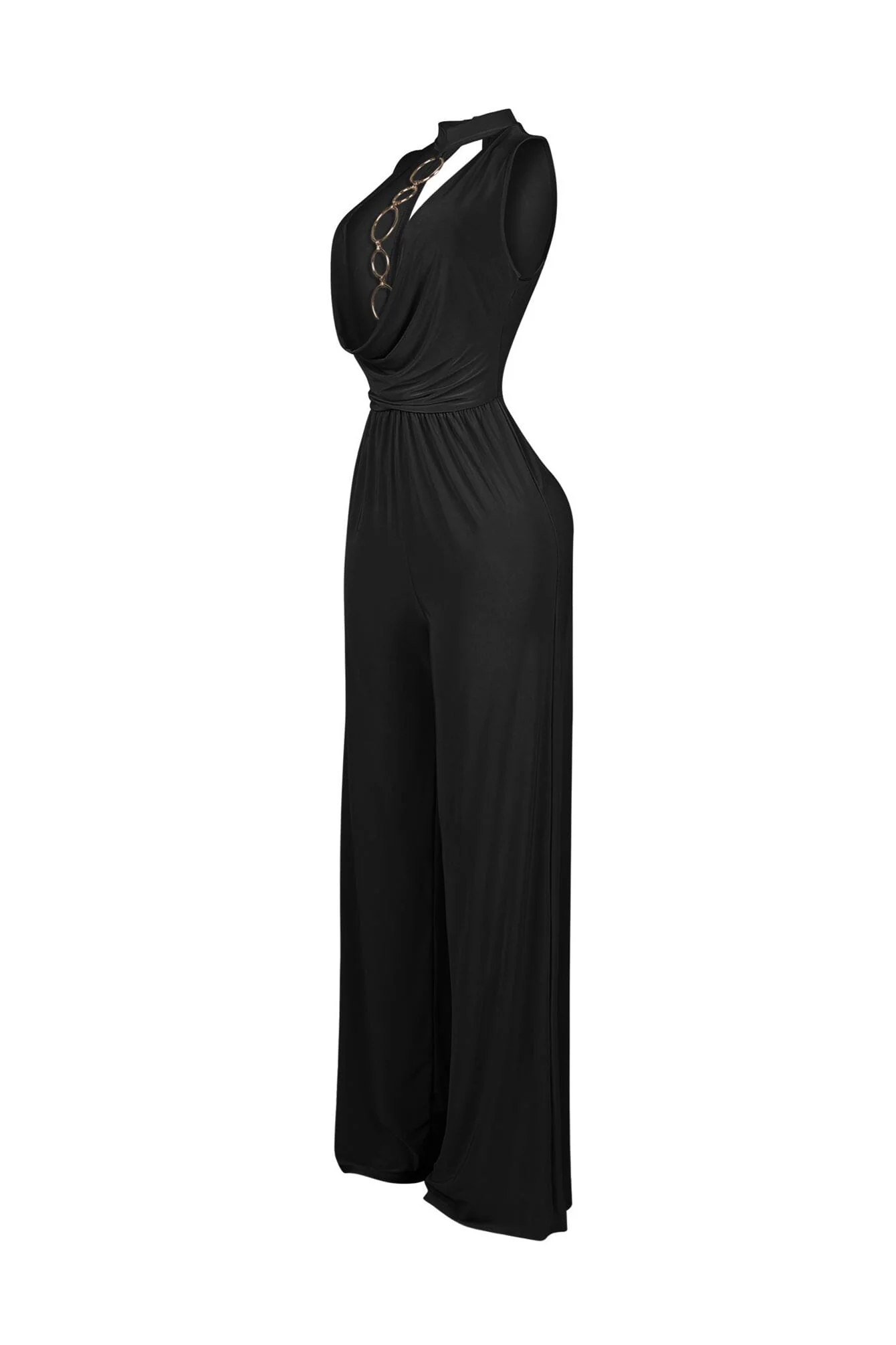 Circle Accent Wide Leg Jumpsuit - Image 7