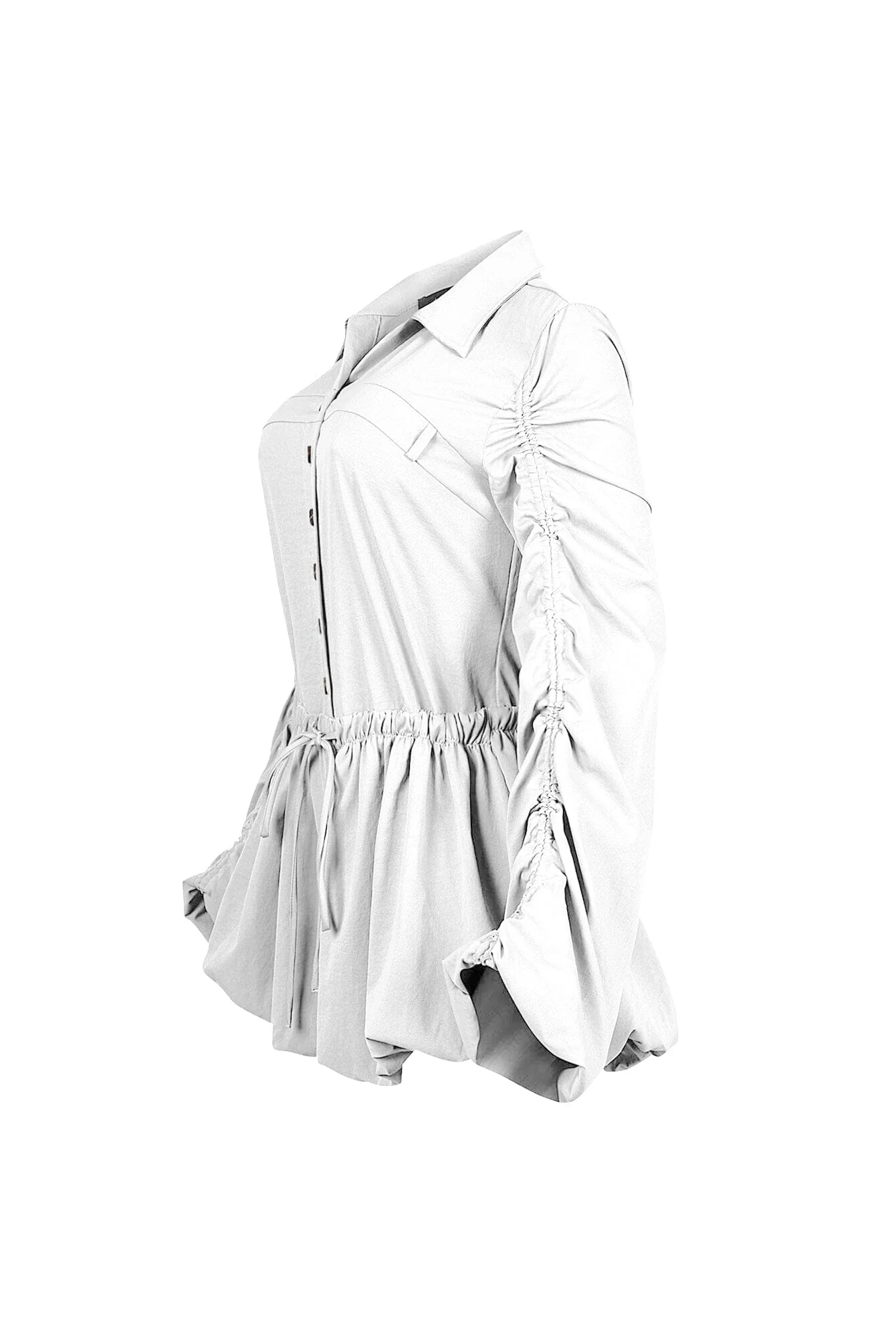 Con estilo Long Sleeve Cargo Romper - Image 11