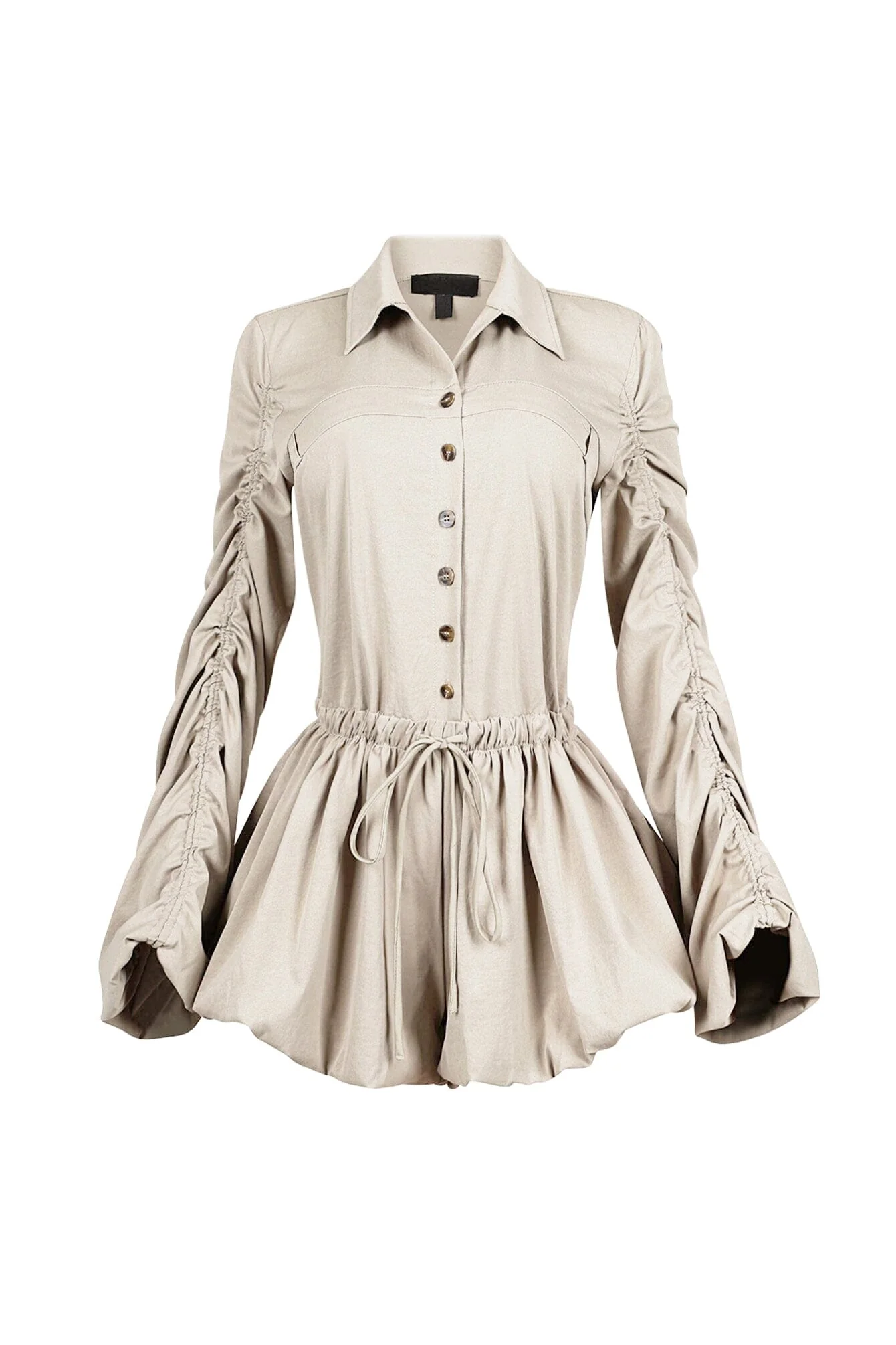 Con estilo Long Sleeve Cargo Romper - Image 6