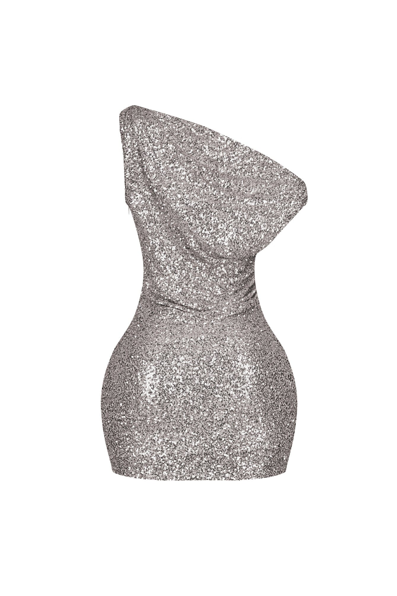Coralie Sequin One Shoulder Mini Dress - Image 8
