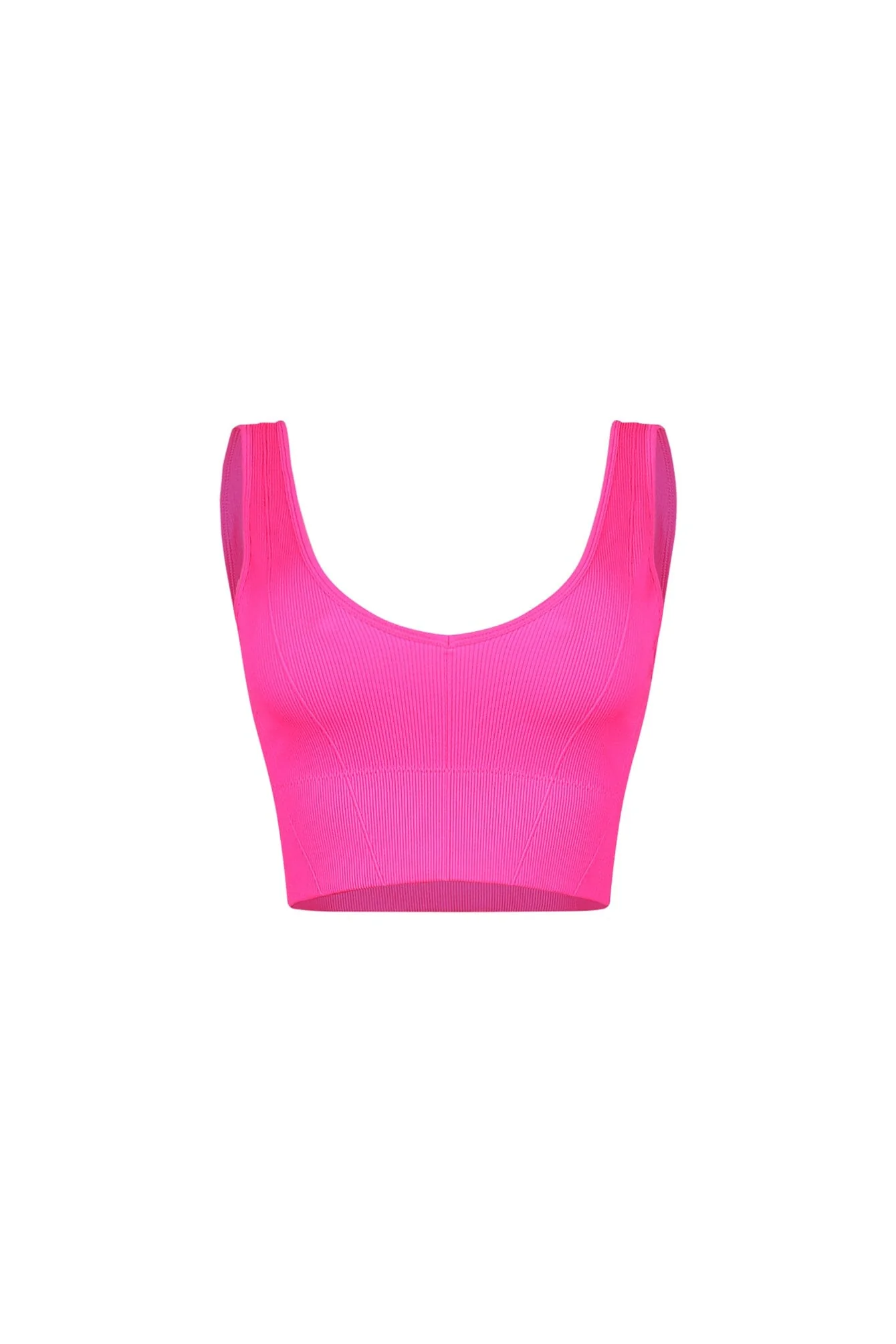 Coreform Ribbed V Neck Tank Top - Image 8