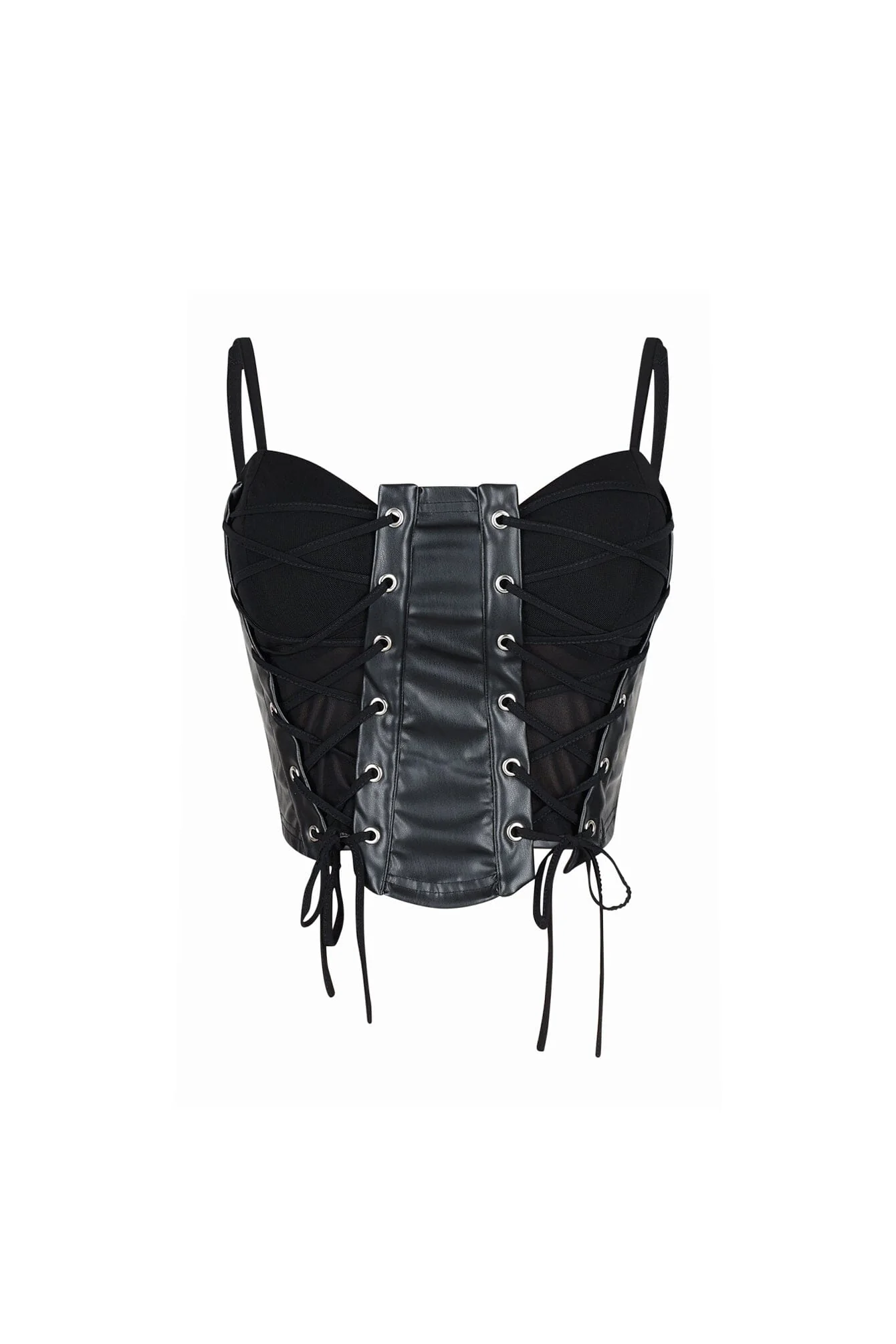 Corte Moderno Faux Leather Bustier - Image 3