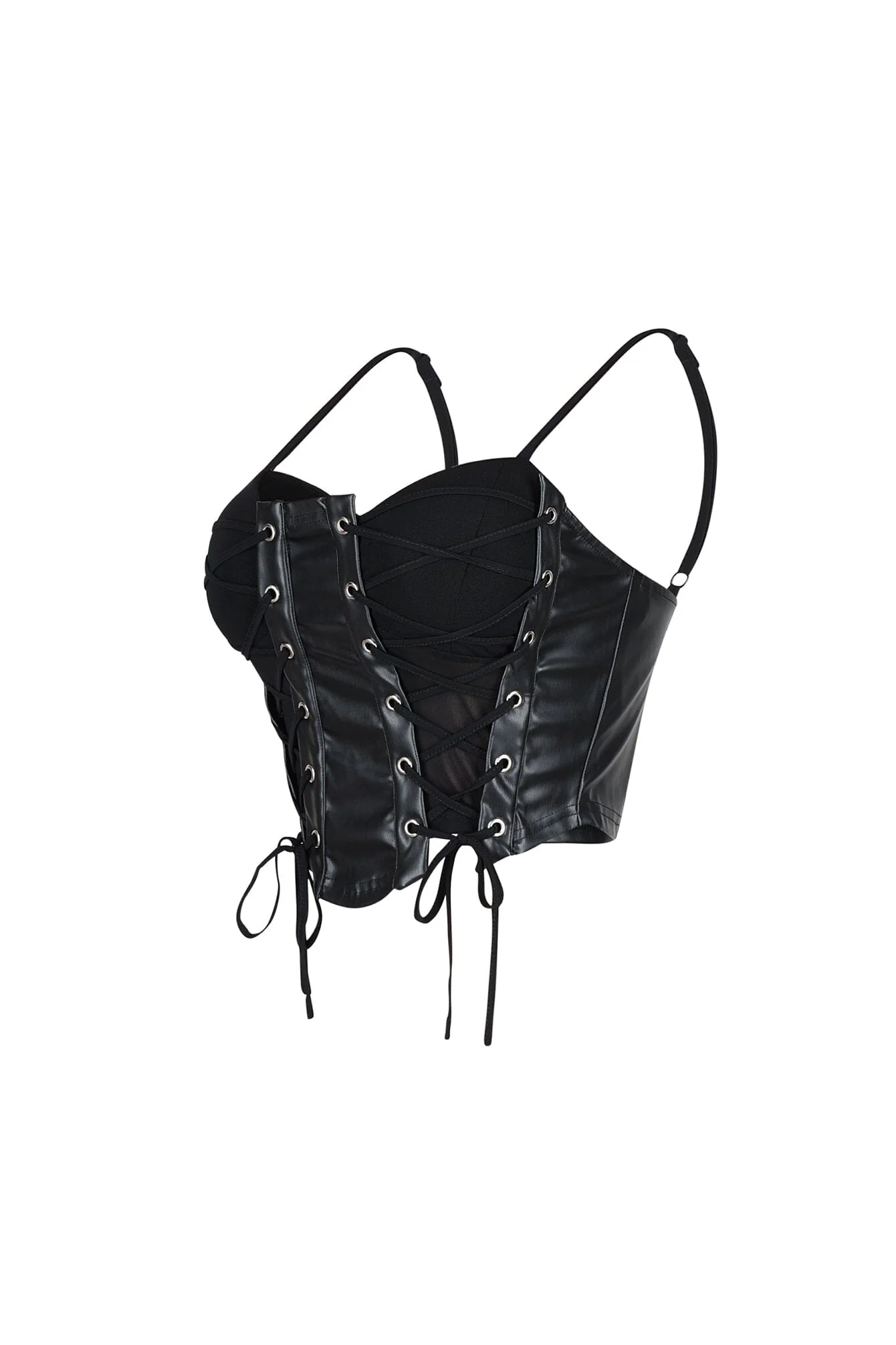 Corte Moderno Faux Leather Bustier - Image 4