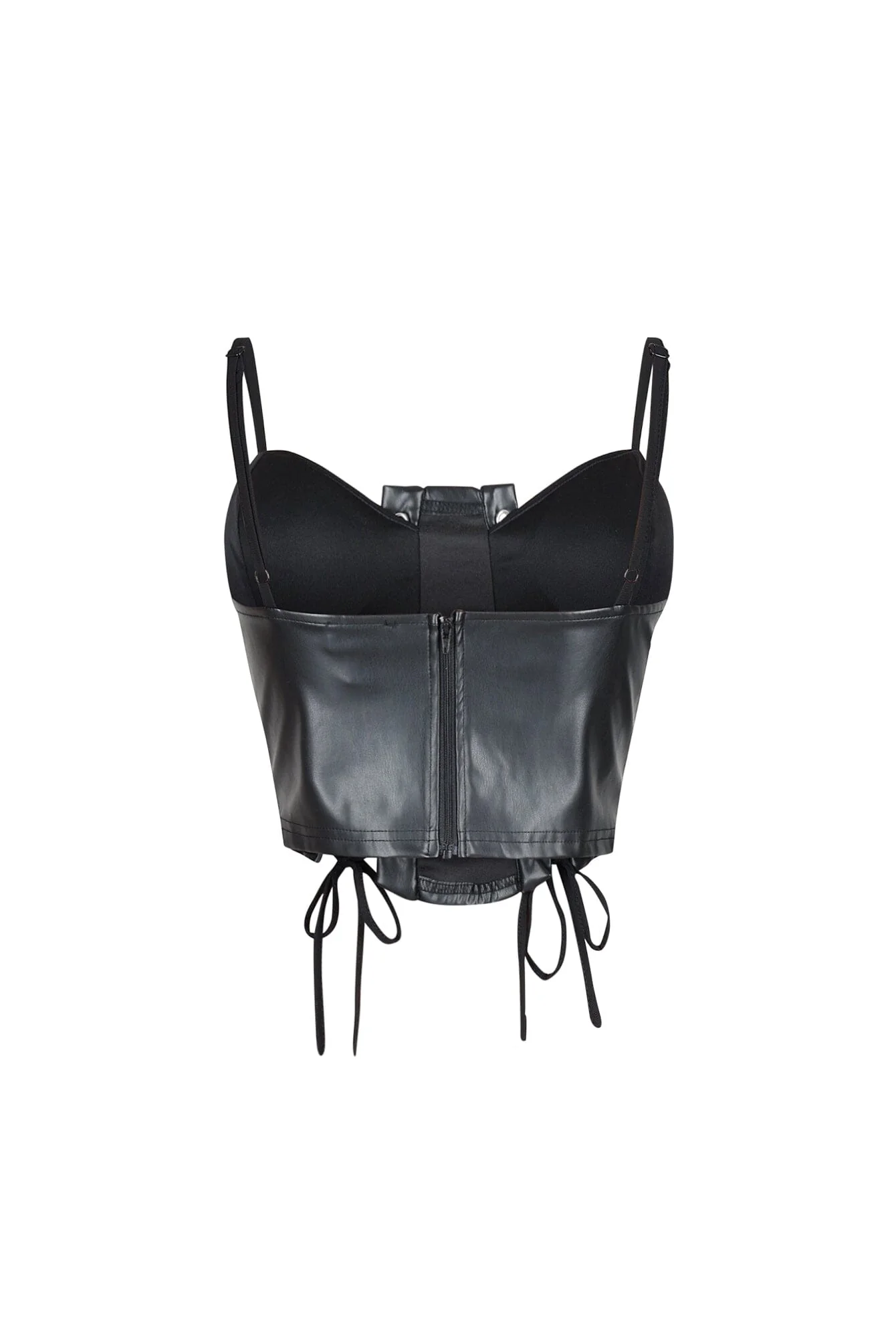 Corte Moderno Faux Leather Bustier - Image 5