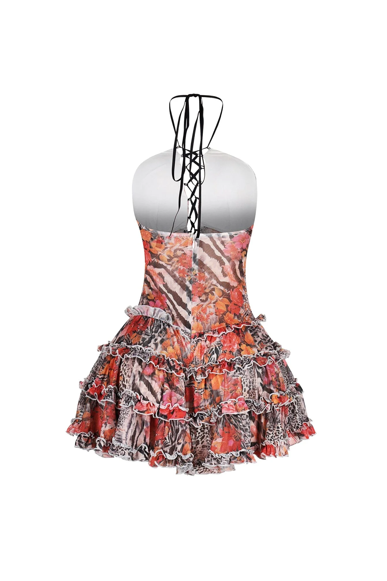 Cosmic Candy Ruffle Mini Dress - Image 5