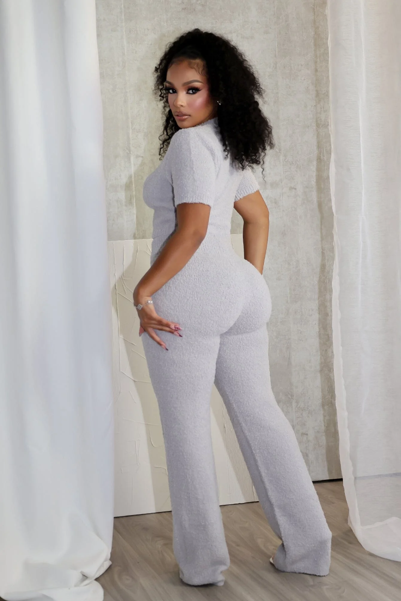 Cozy Era Fuzzy Top & Pants SET - Image 5