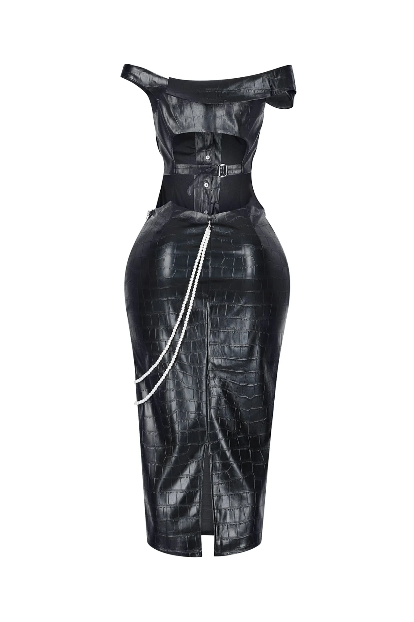 Croc Allure Off Shoulder Top & Skirt SET - Image 5