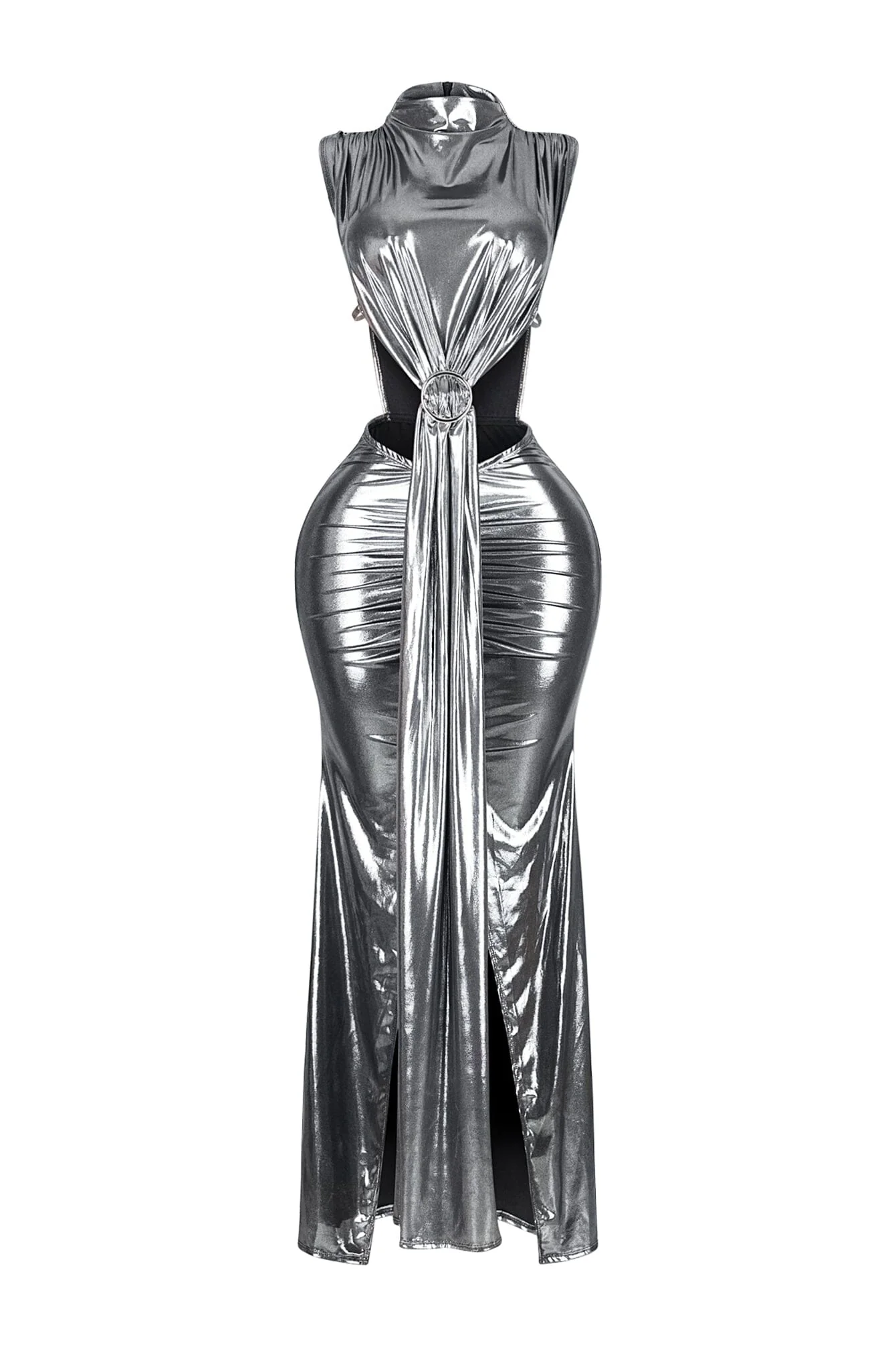 Cypher Foil Maxi Dress - Image 3