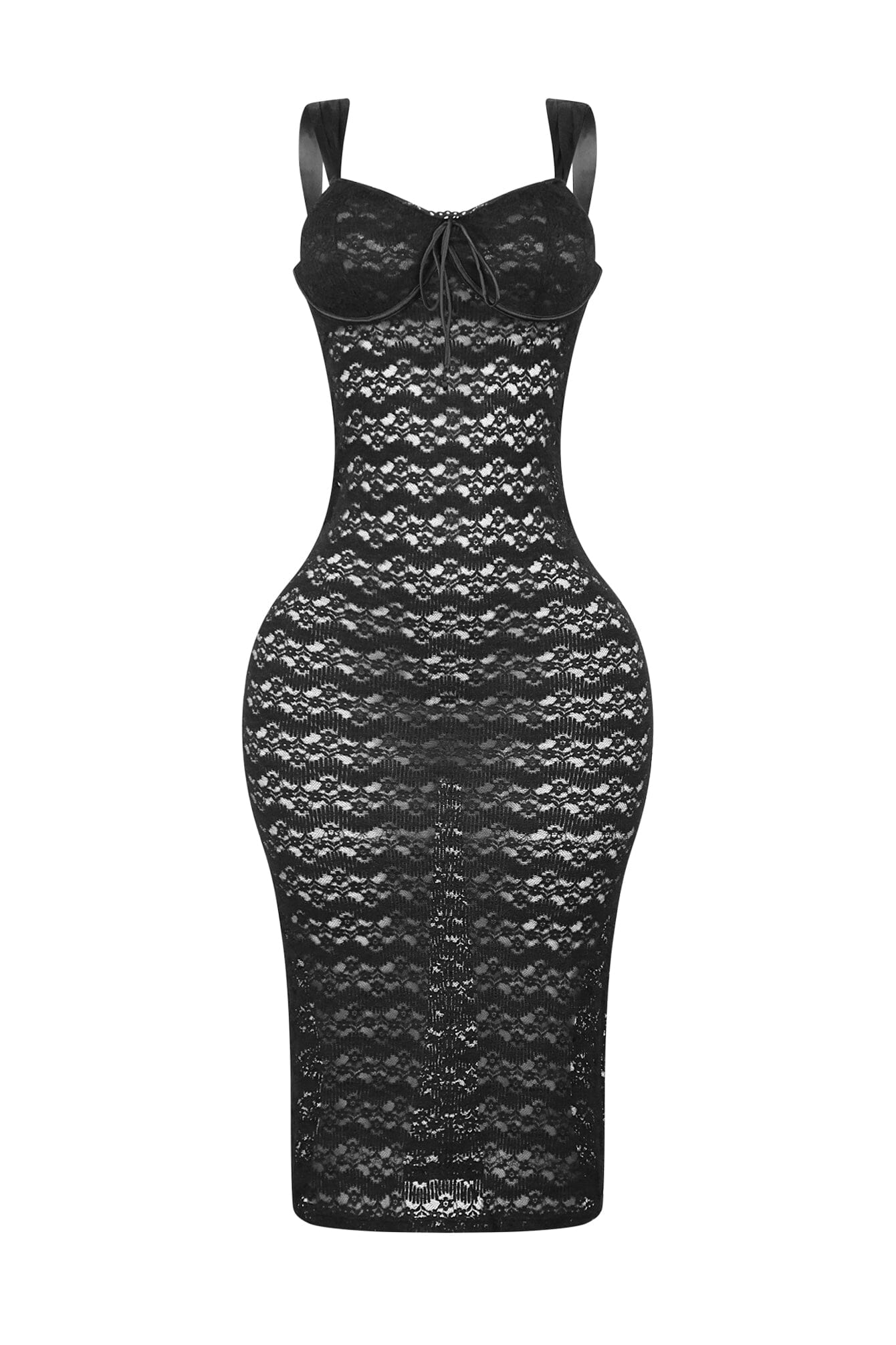 Danna Underwired Lace Long Dress - Image 2