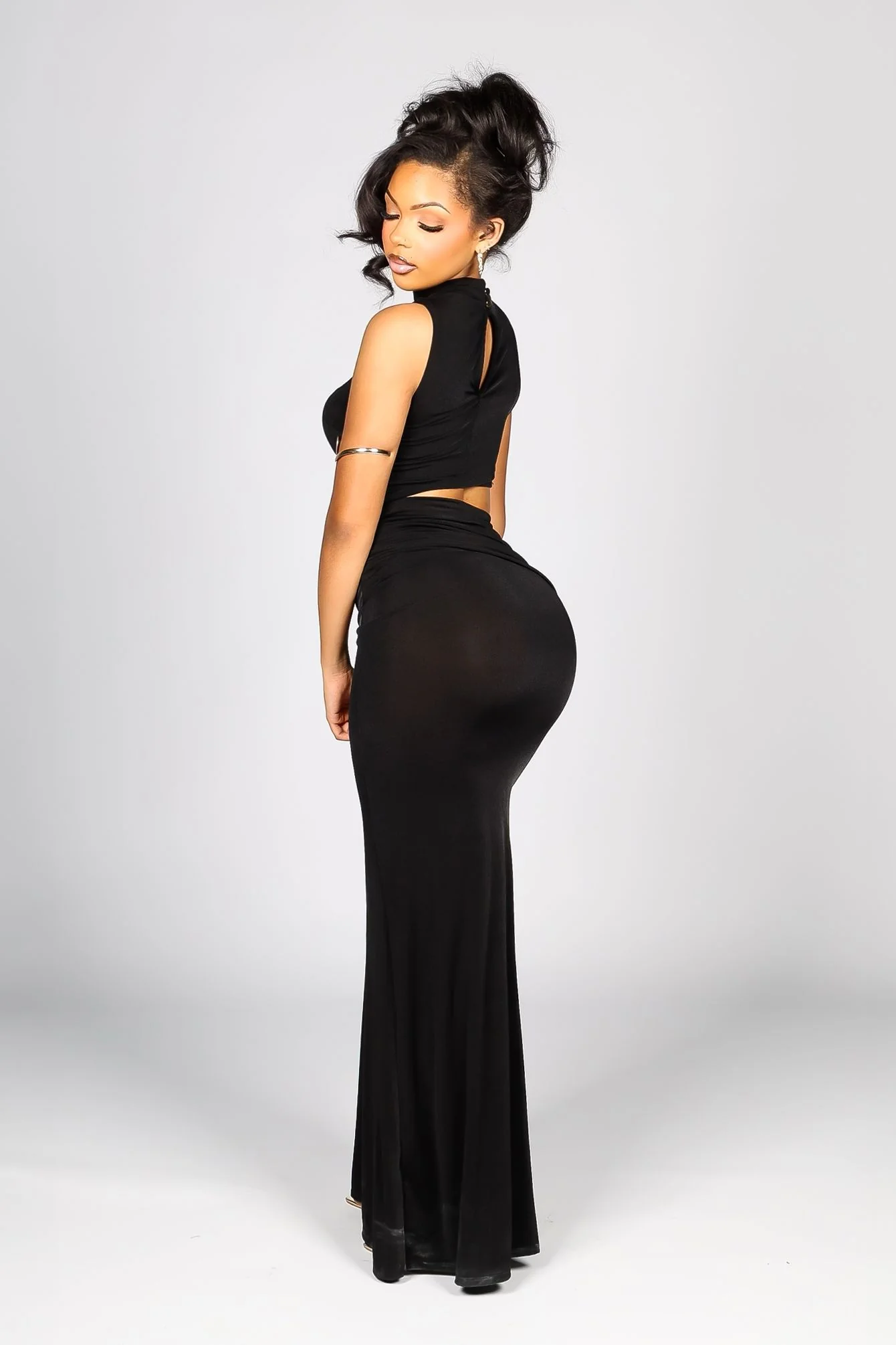 Dark Halo Cutout Maxi Dress - Image 3