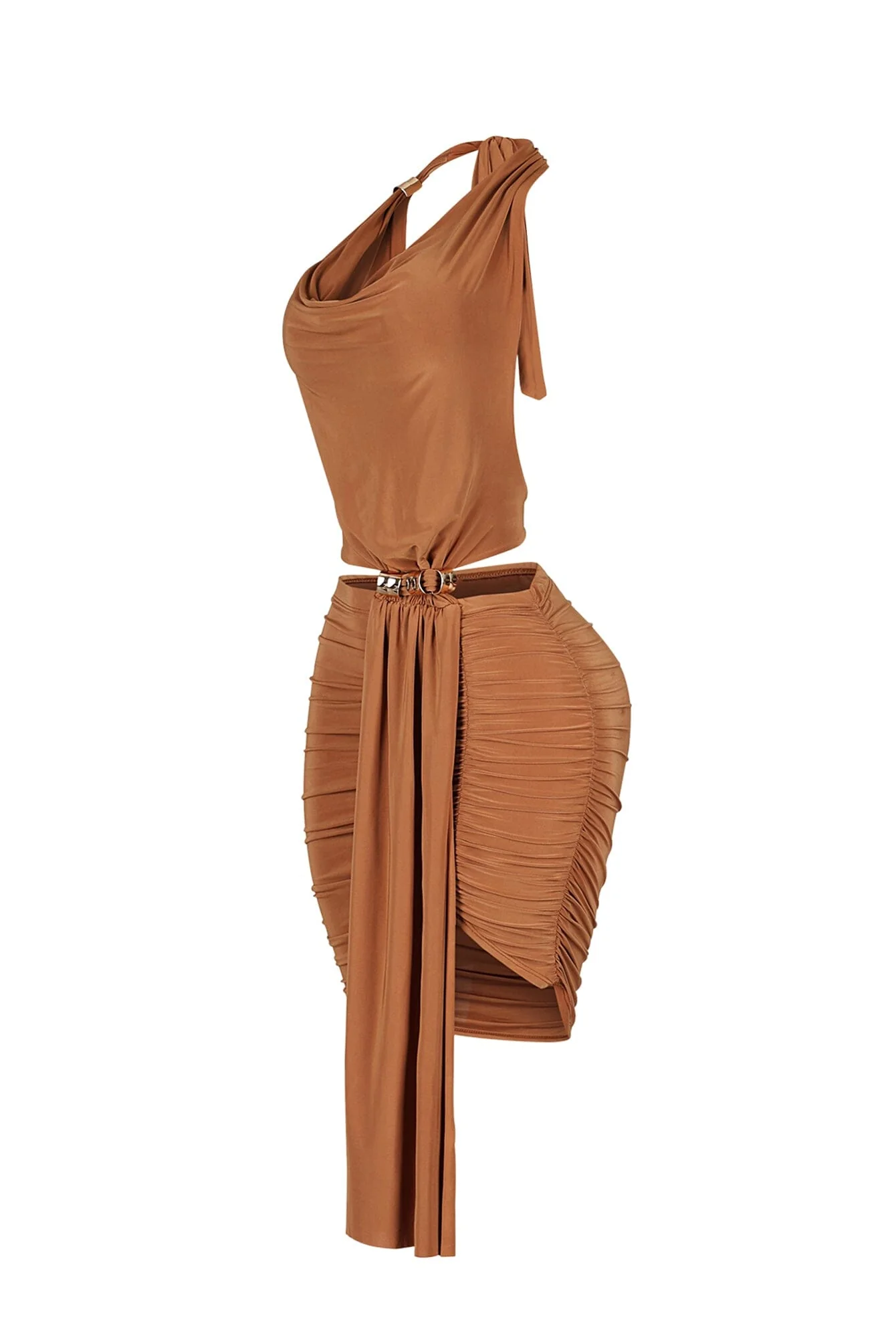 Dark Remedy Plunge Mini Dress - Image 6