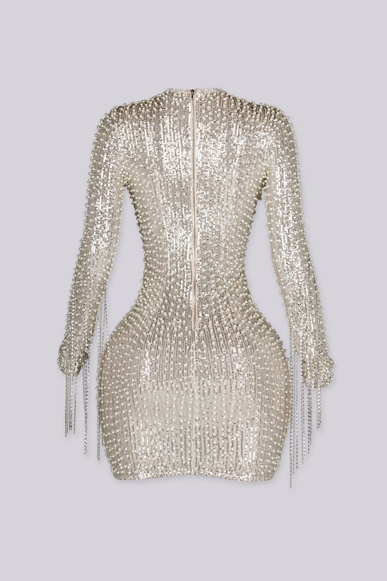 Deadly Glam Pearl Mini Dress - Image 6