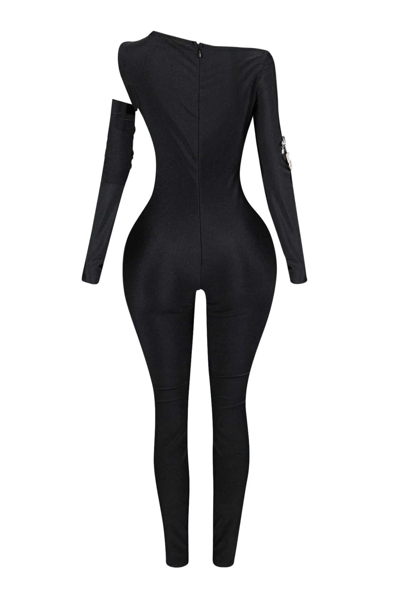 Deena Nylon Metal Chain Jumpsuit - Image 6