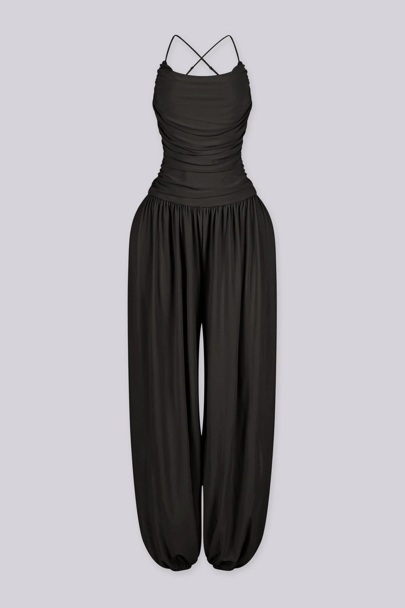 Desert Sand Ruched Jumpsuit - Image 2