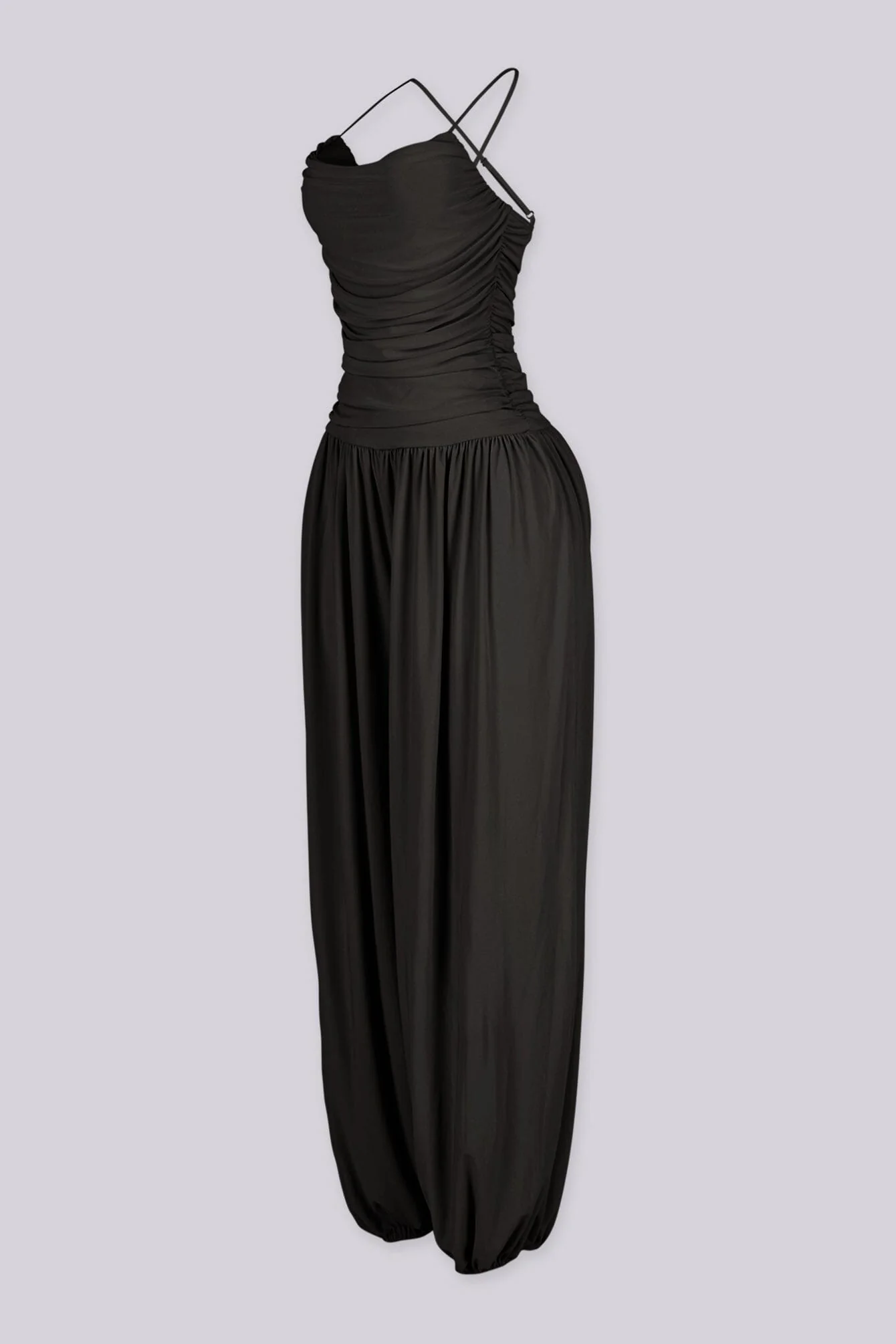 Desert Sand Ruched Jumpsuit - Image 4