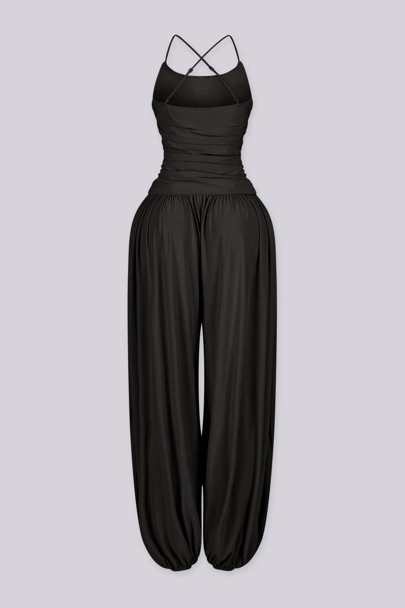 Desert Sand Ruched Jumpsuit - Image 6