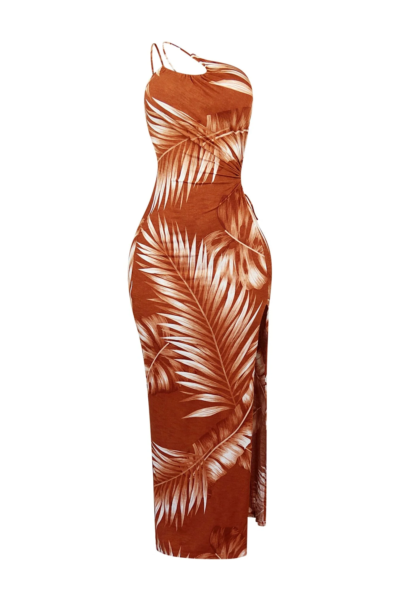 Diana Print One Shoulder Maxi Dress - Image 4