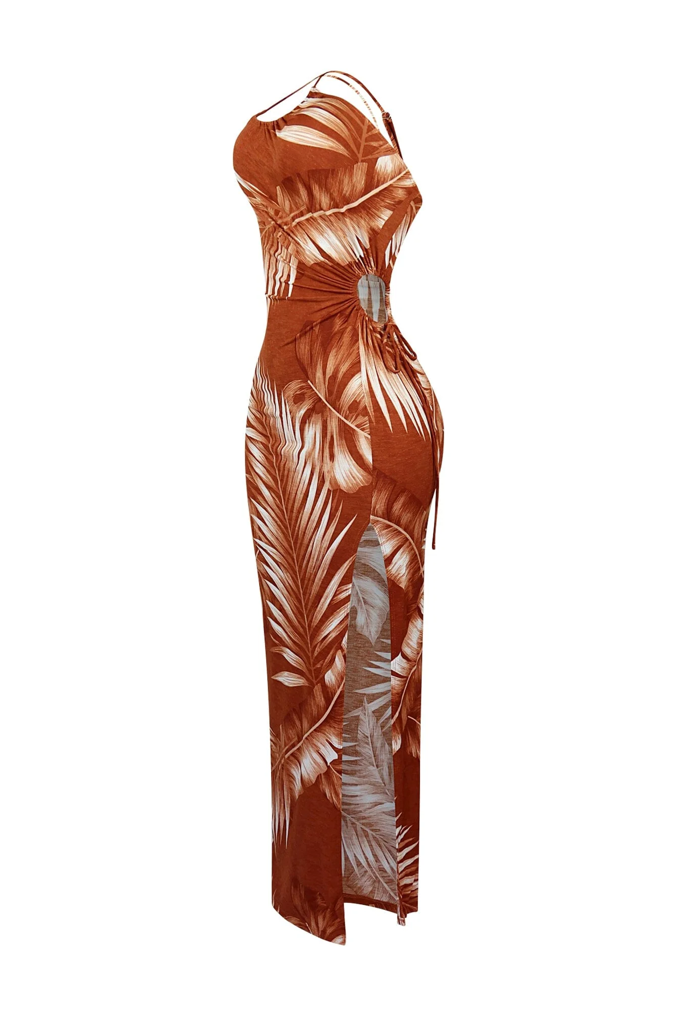 Diana Print One Shoulder Maxi Dress - Image 5