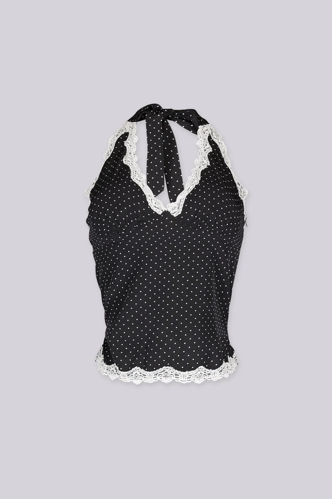 Dottie Lace Halter Cami Top - Image 4