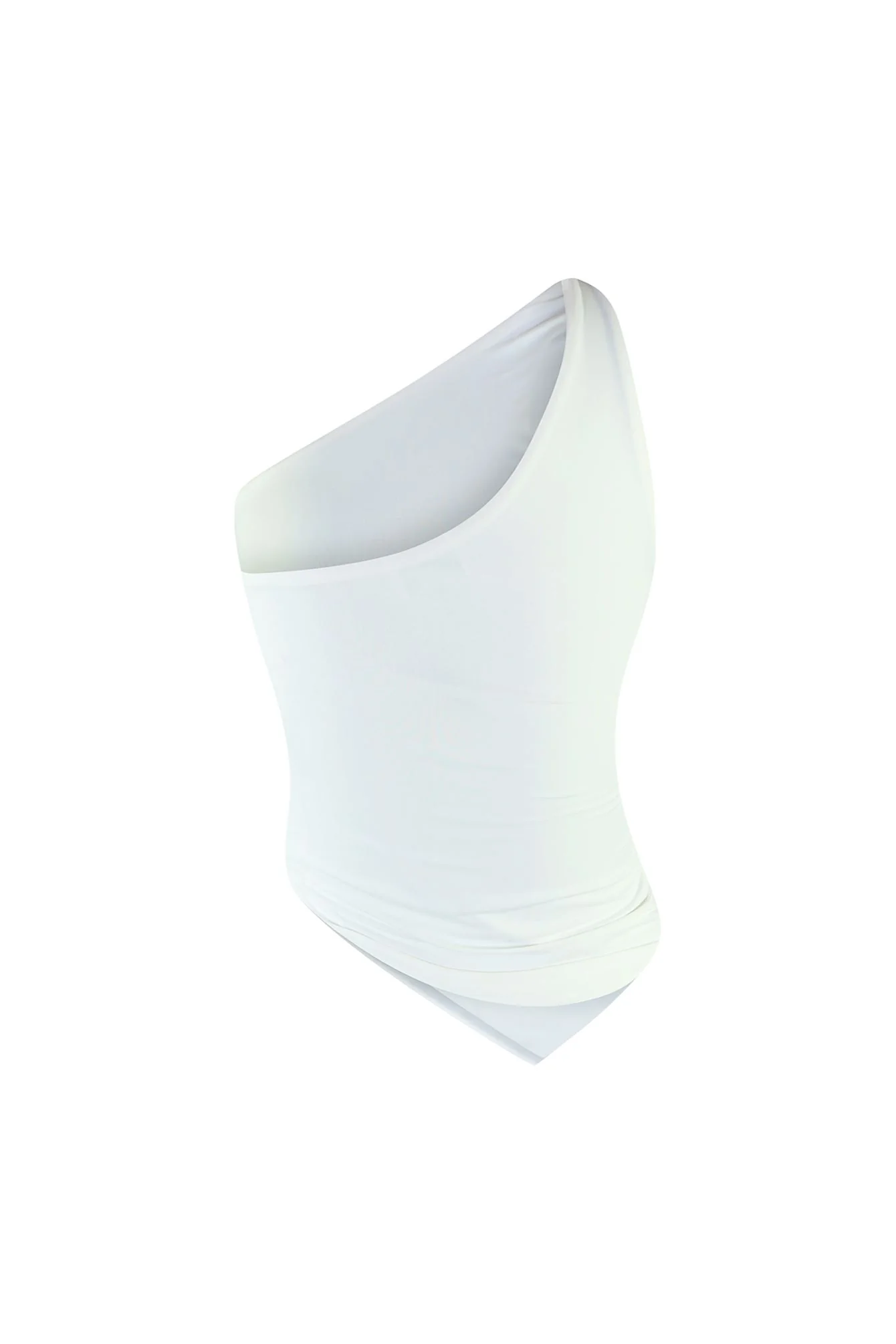 Double Life One Shoulder Asymmetrical Top - Image 5