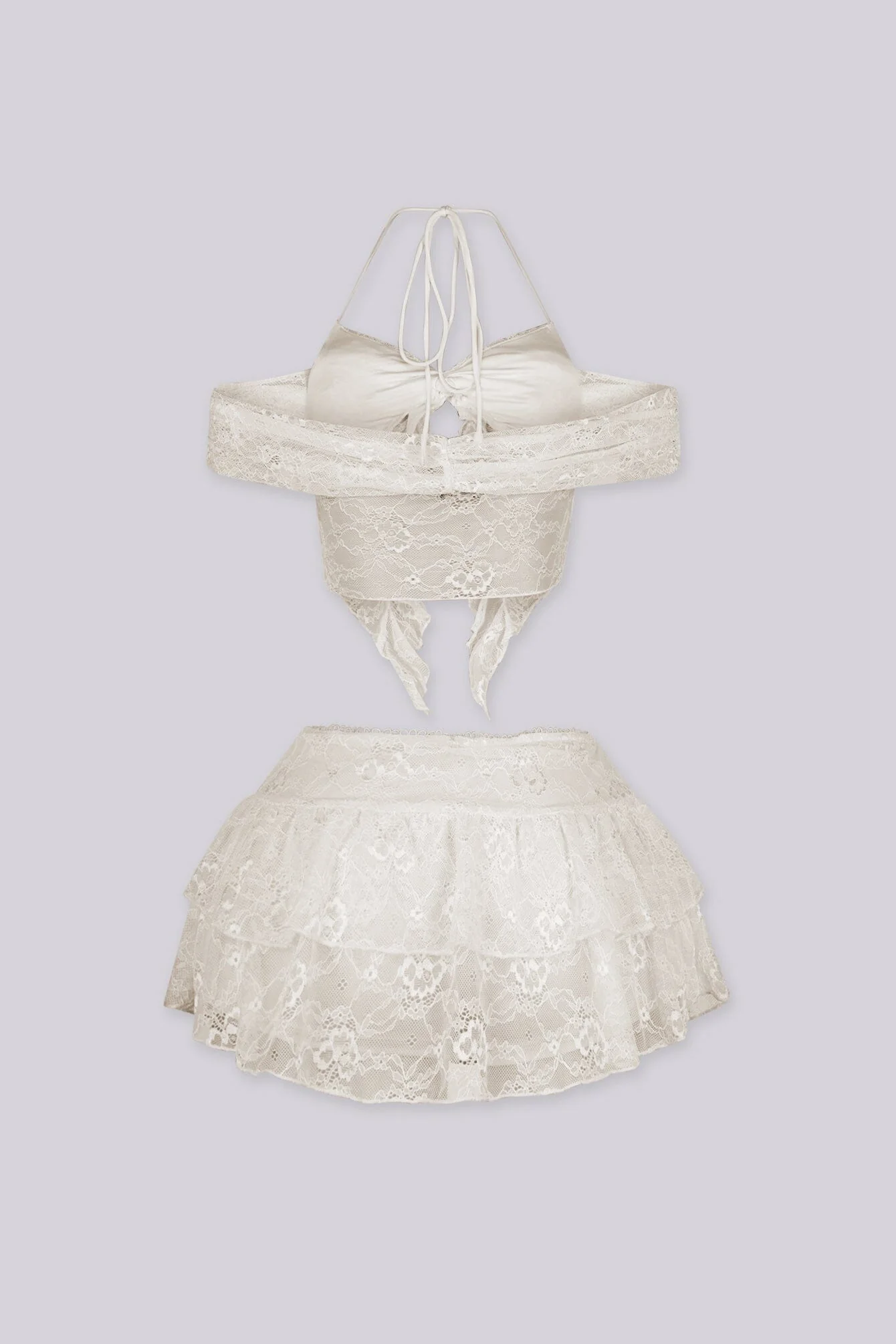 Dream Girl Lace Top & Skirt SET - Image 4
