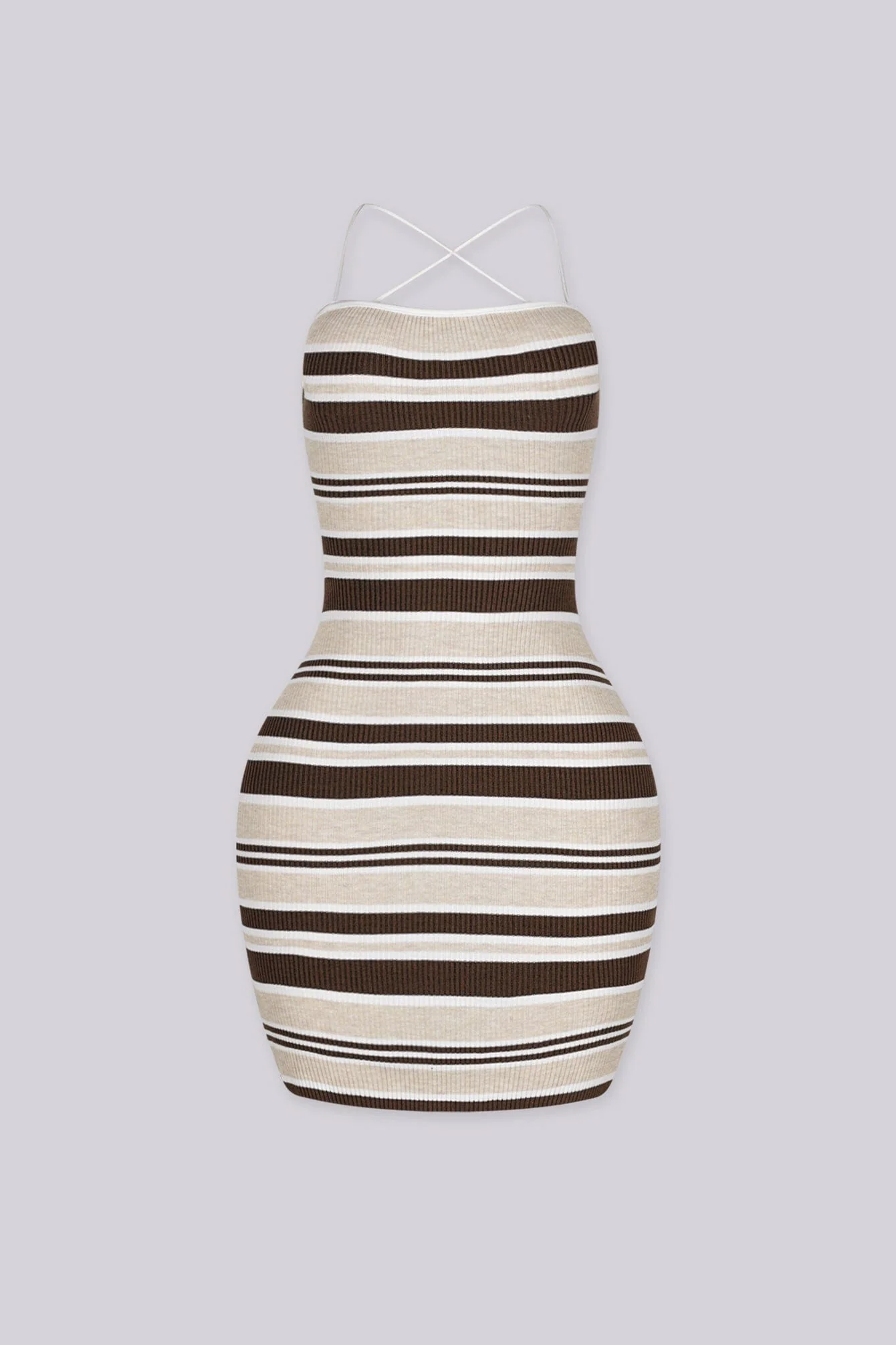 Edge Striped Mini Dress - Image 3