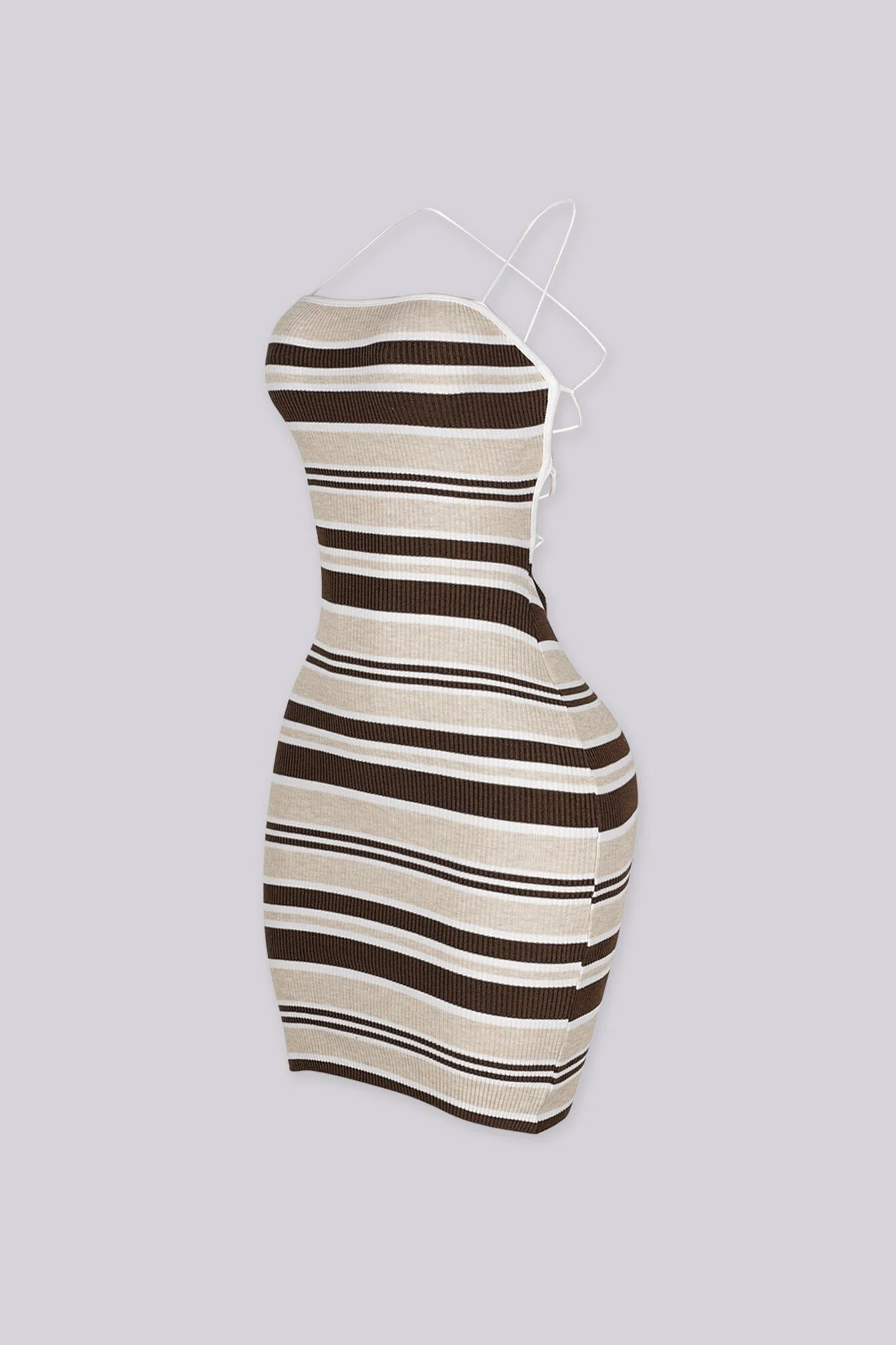 Edge Striped Mini Dress - Image 4