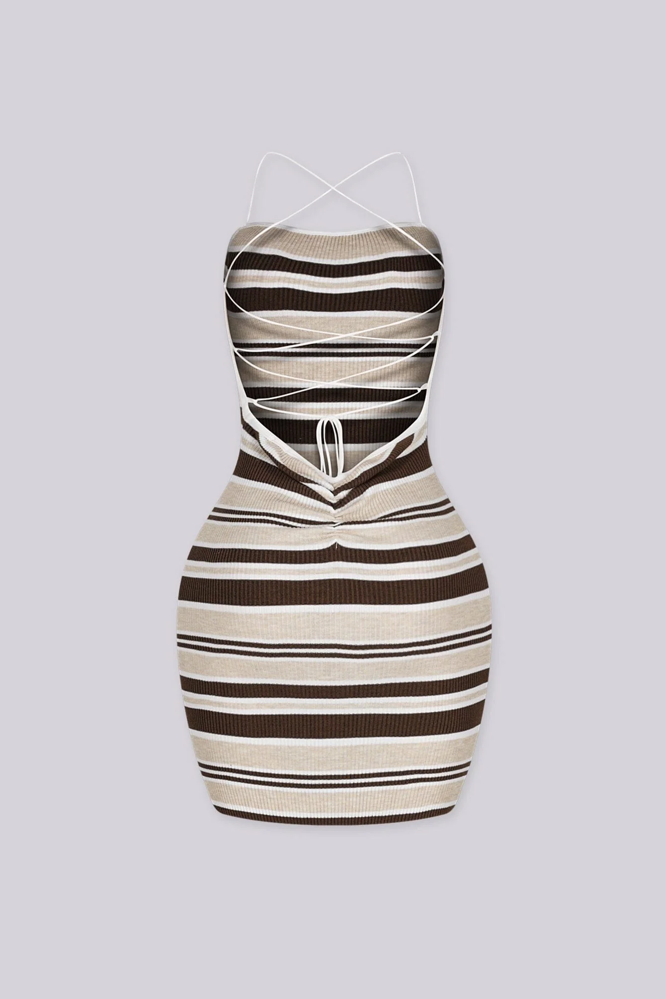 Edge Striped Mini Dress - Image 5
