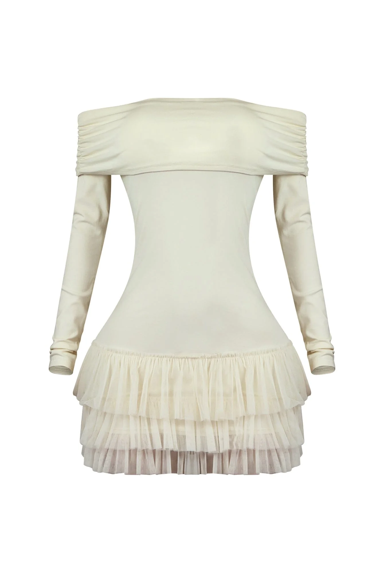 Ekko Tulle Ruffled Mini Dress - Image 7