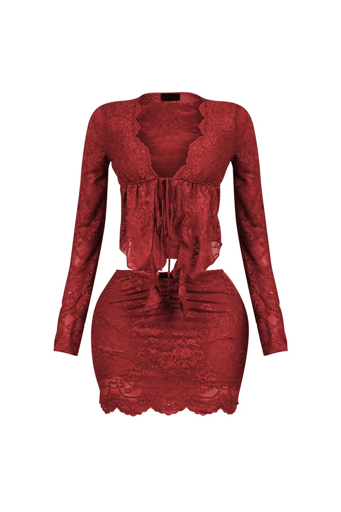 Elarose Lace Top & Skirt SET - Image 12