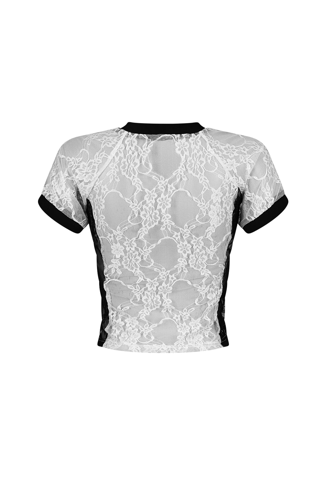 Elena V-neck Rhinestone Lace Top - Image 4