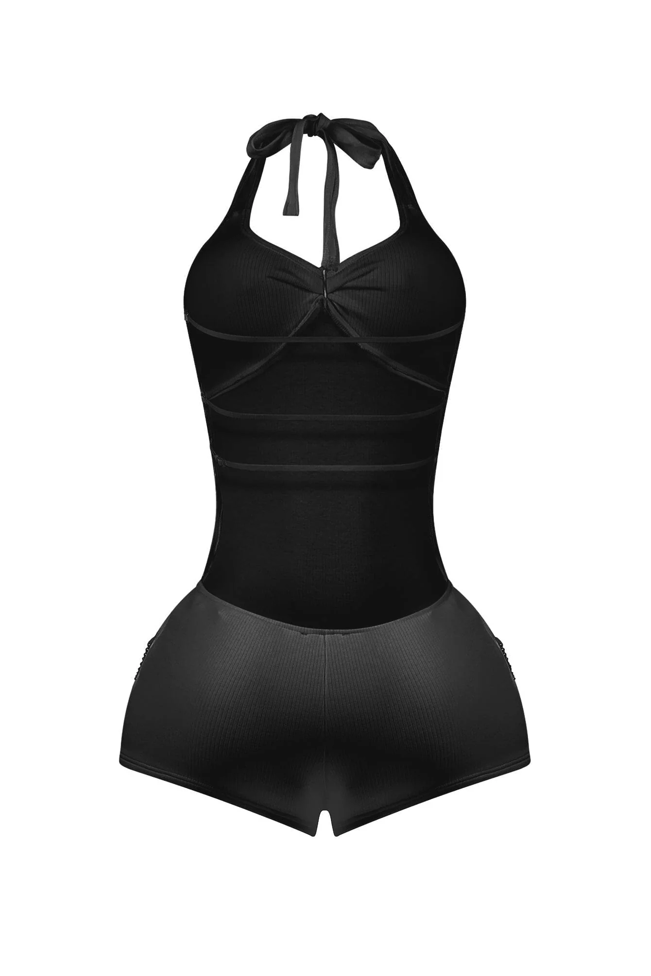 Emery Rhinestone Halter Romper - Image 10