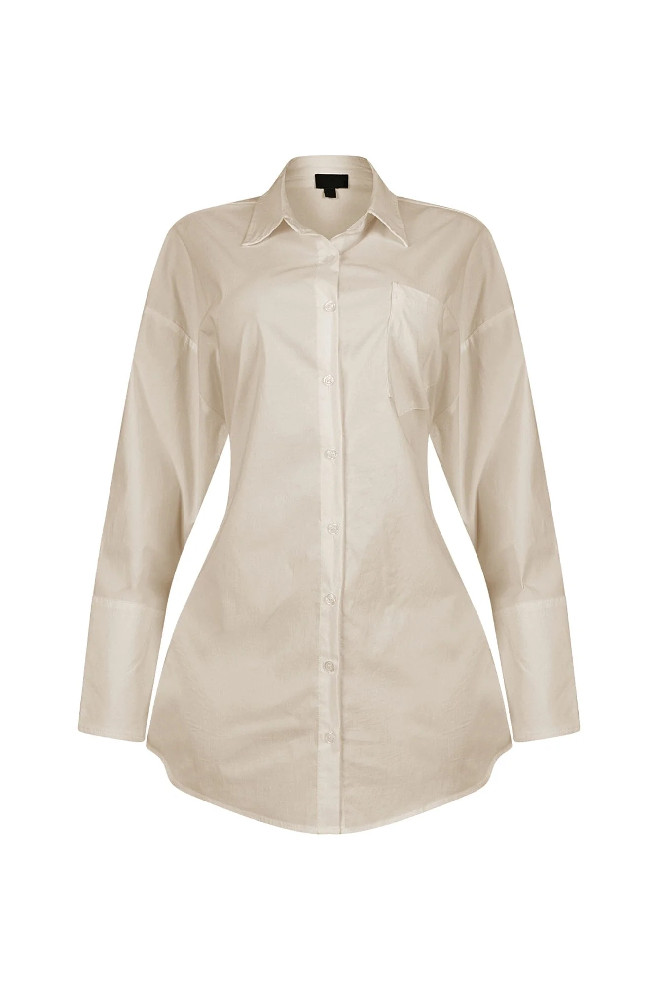 Euphie Lace Up Poplin Shirts Mini Dress - Image 6