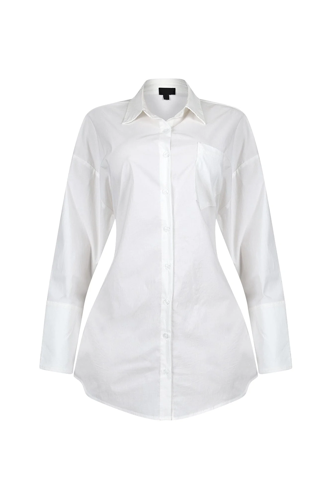 Euphie Lace Up Poplin Shirts Mini Dress - Image 7