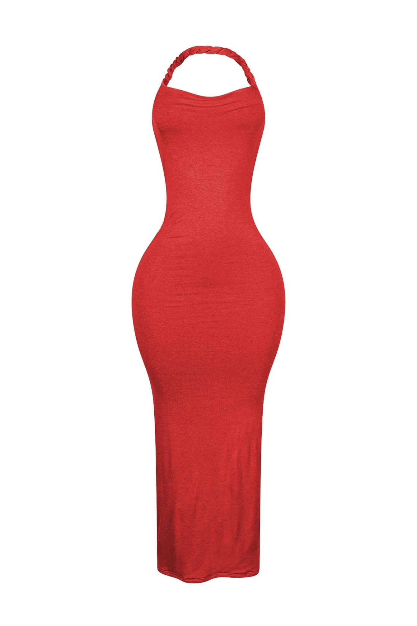 Evelynn Twisted Halter Multi Way Maxi Dress - Image 8