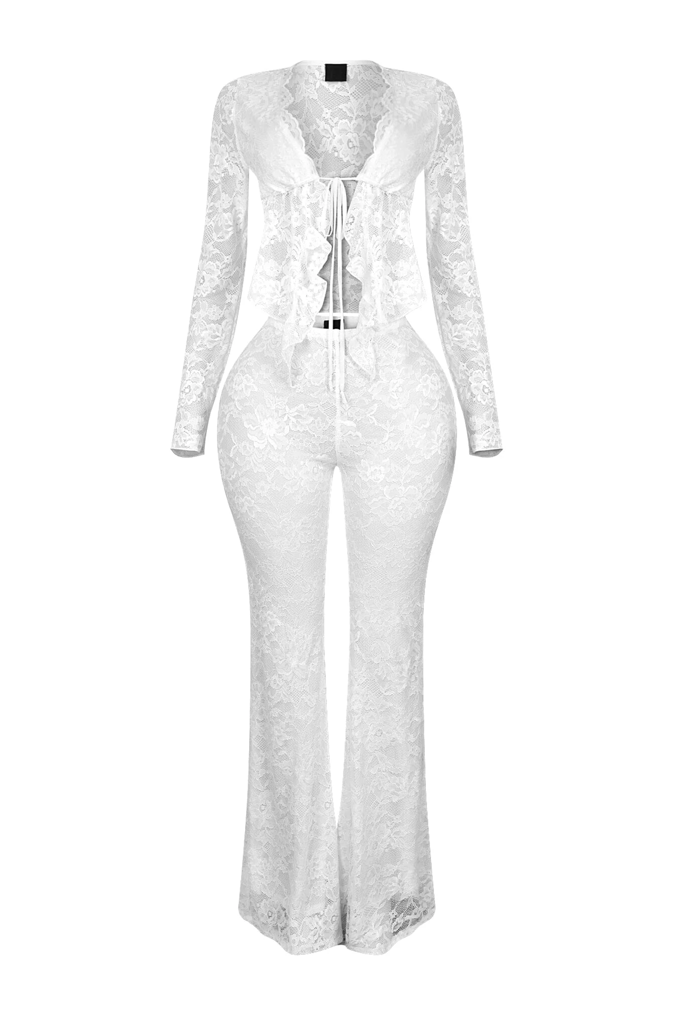 Everly Lace Top & Wide Pants SET - Image 11