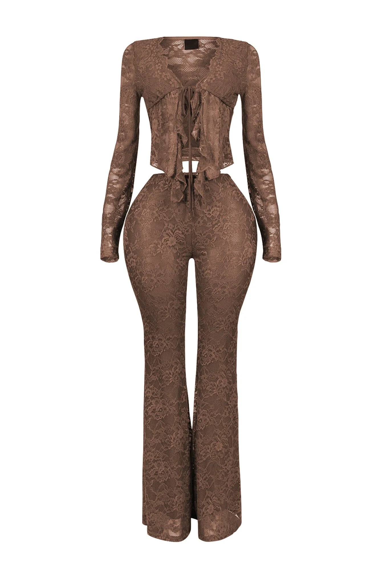 Everly Lace Top & Wide Pants SET - Image 12