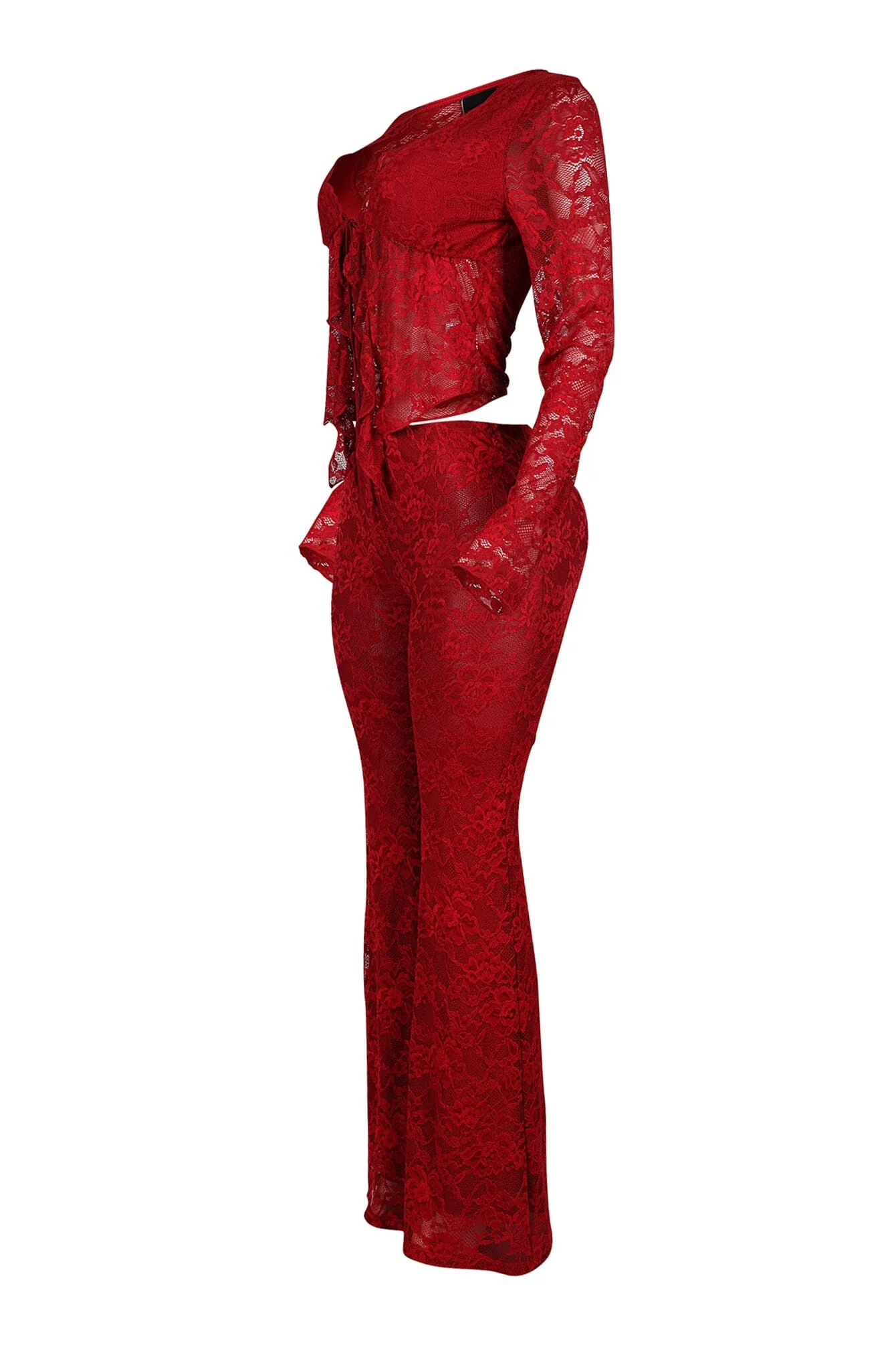 Everly Lace Top & Wide Pants SET - Image 13
