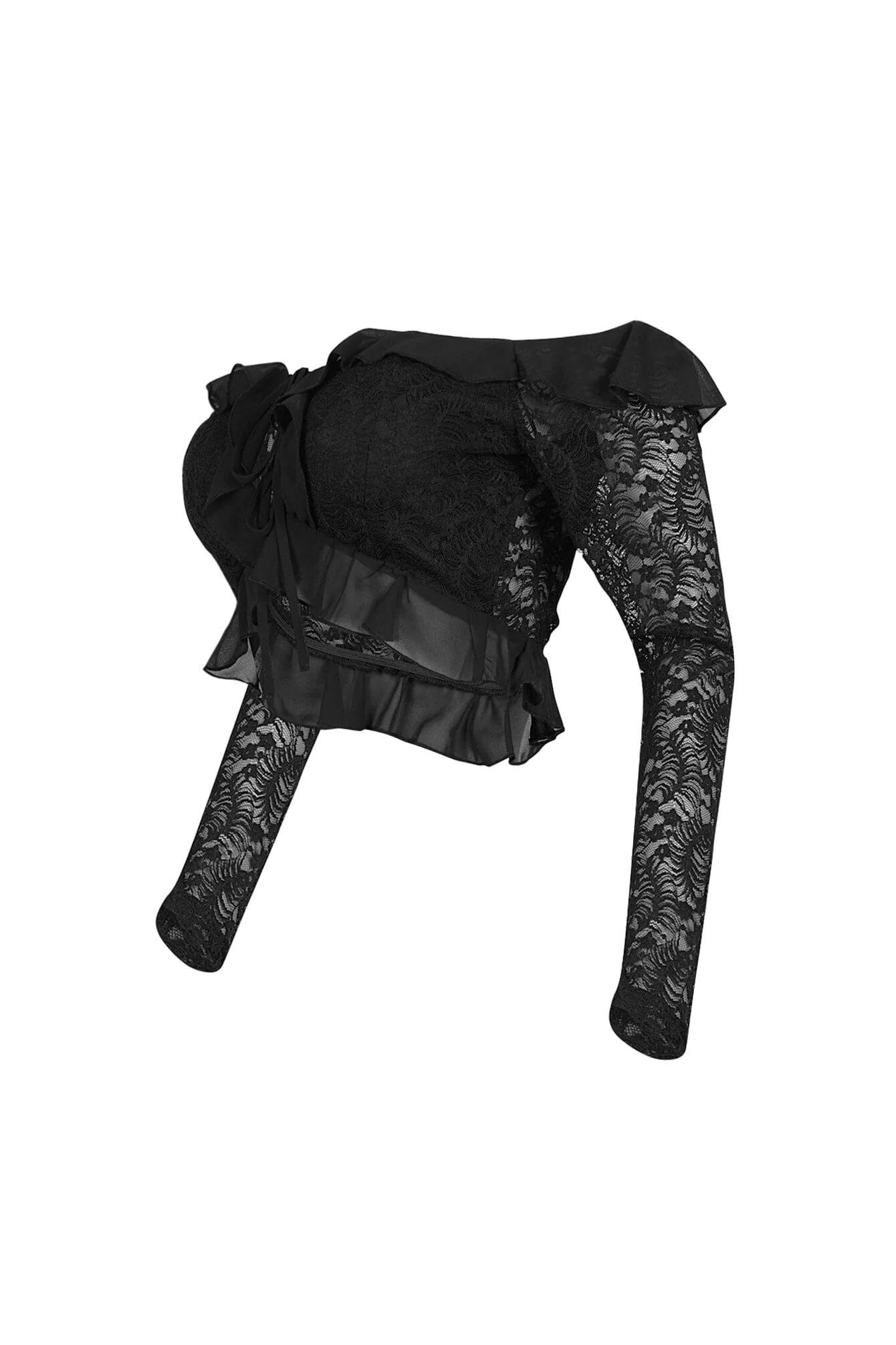 Ezra Off Shoulder Lace Top - Image 4