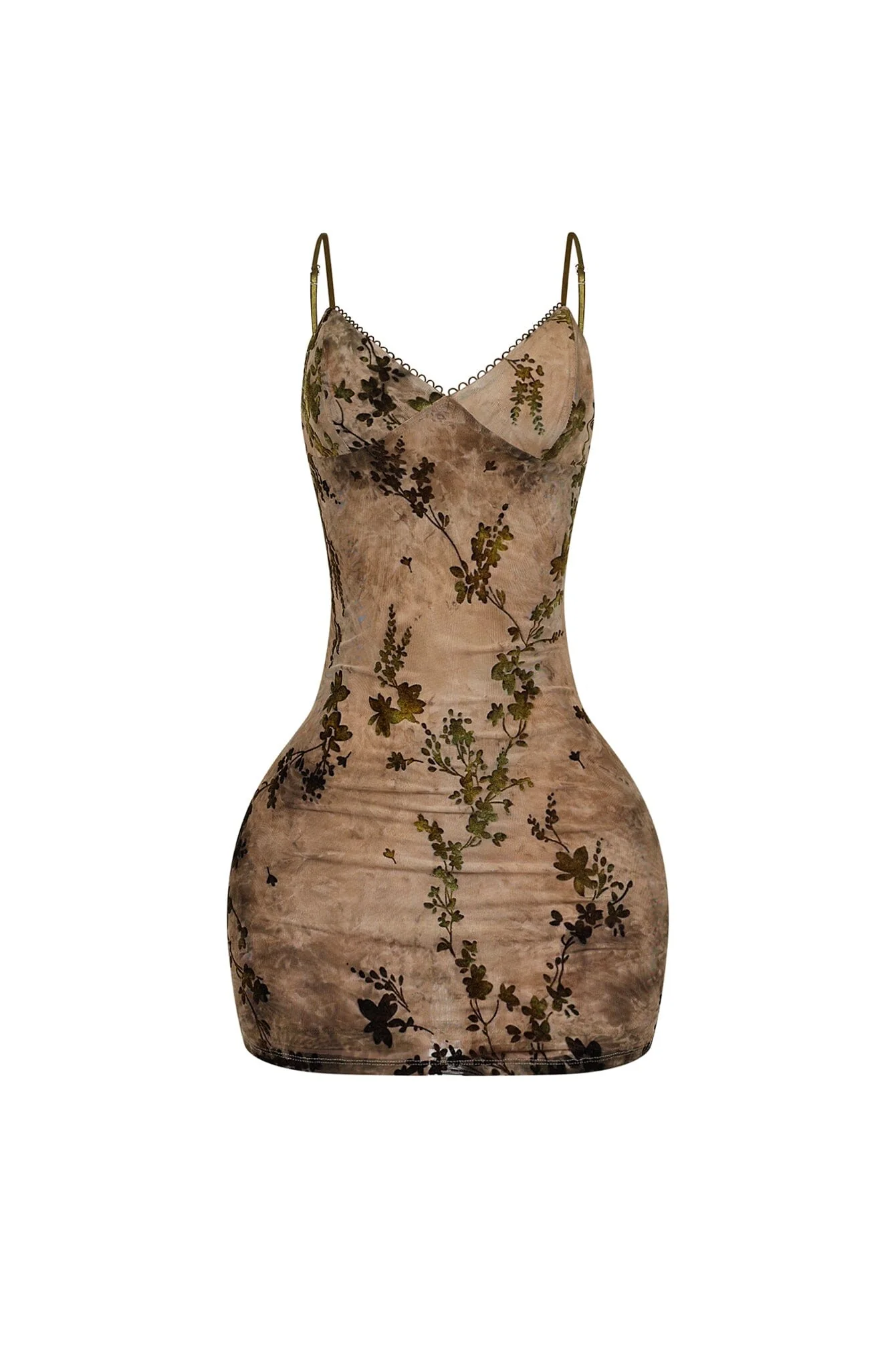 Faded Flora Burnout Cami Mini Dress - Image 3