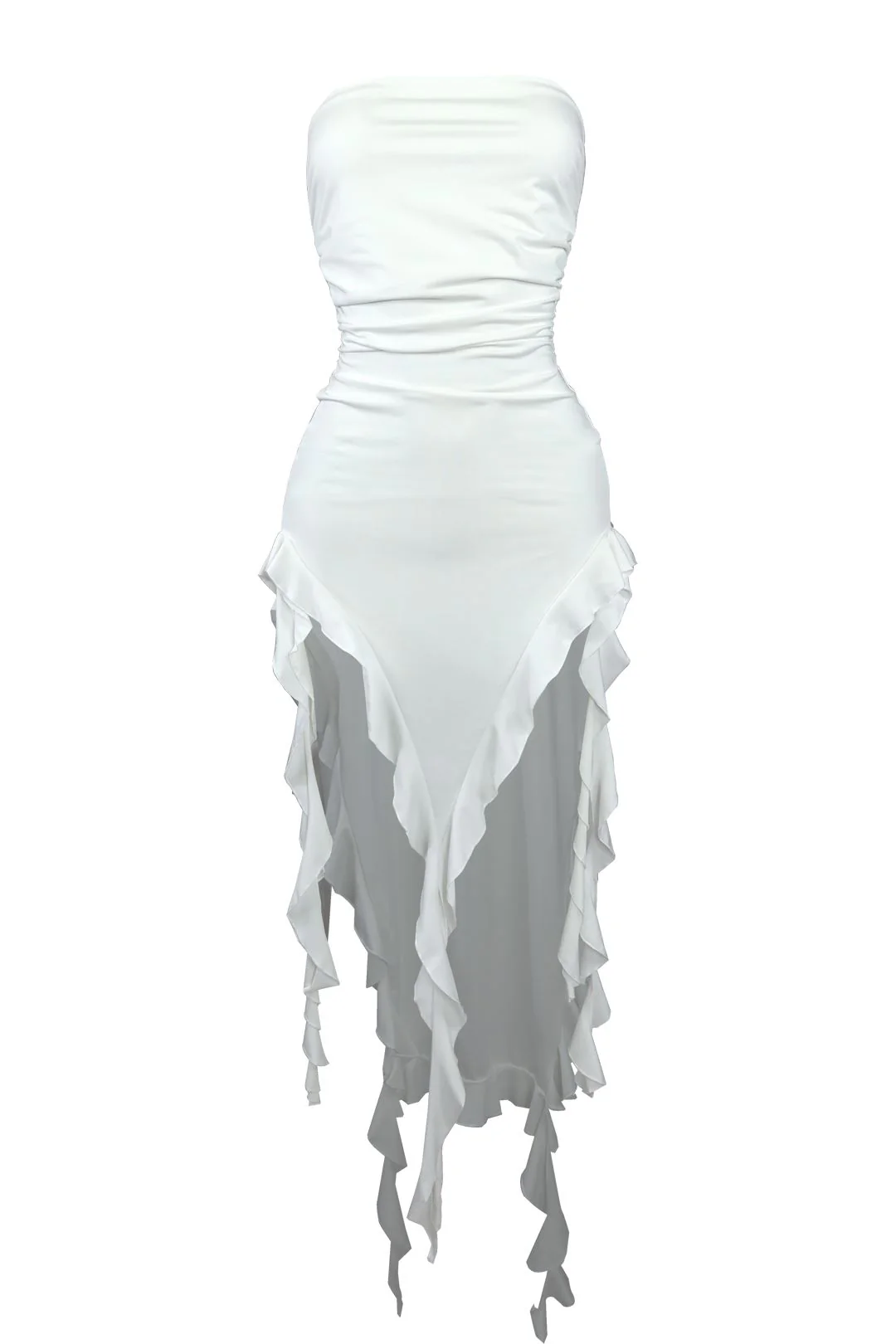 Fallen Angel Ruffle Tube Dress - Image 3