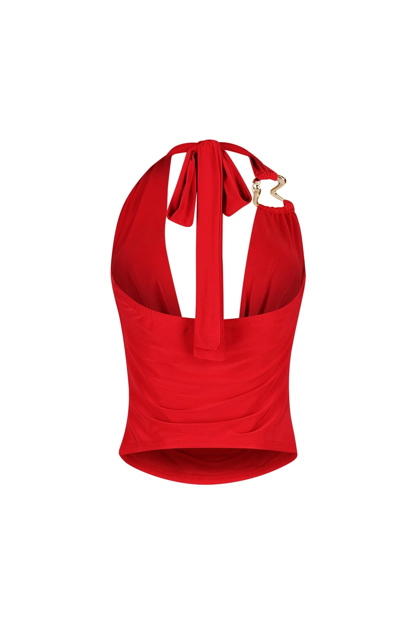 Femme Mad Cowl Neck Tie Top - Image 10