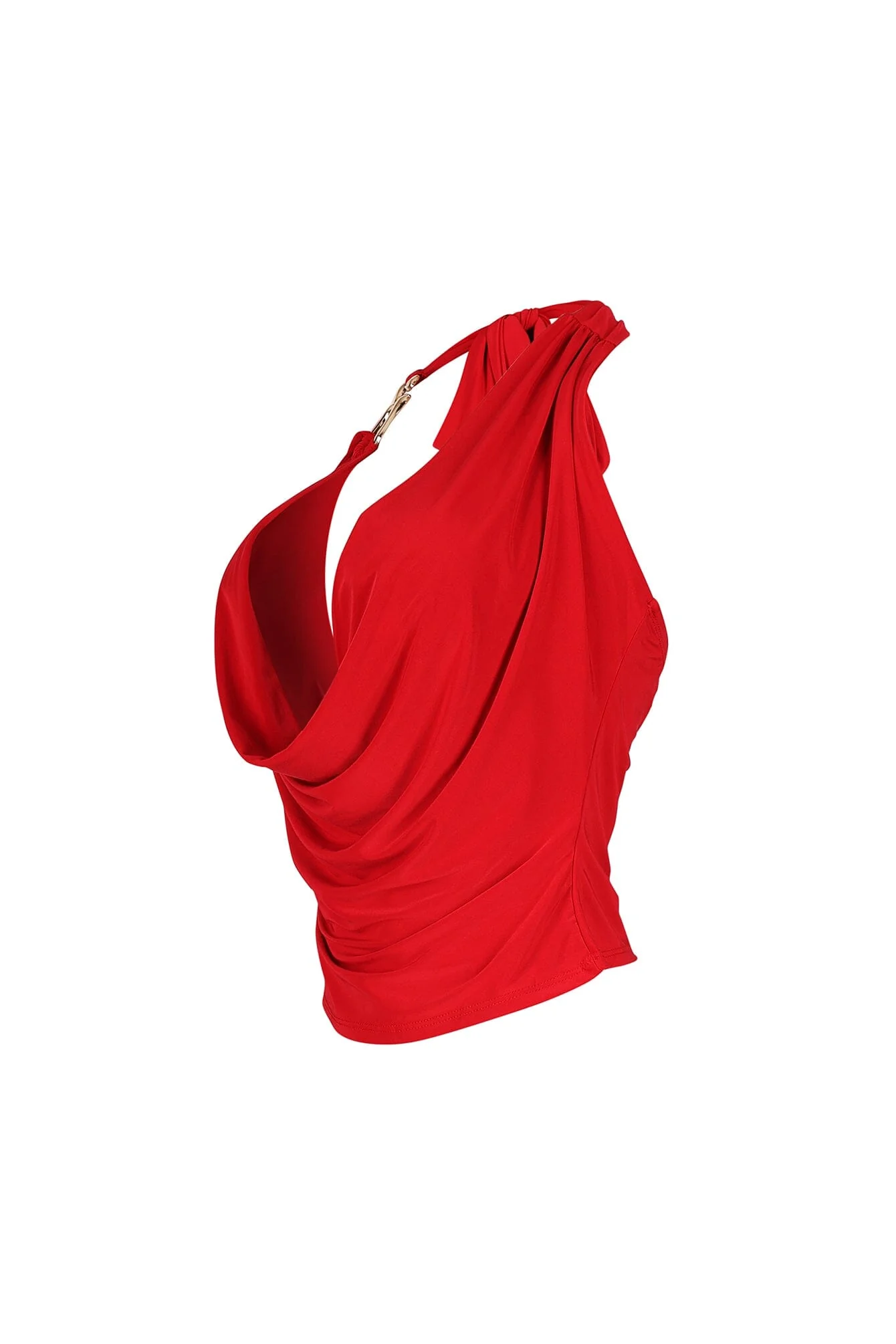 Femme Mad Cowl Neck Tie Top - Image 8
