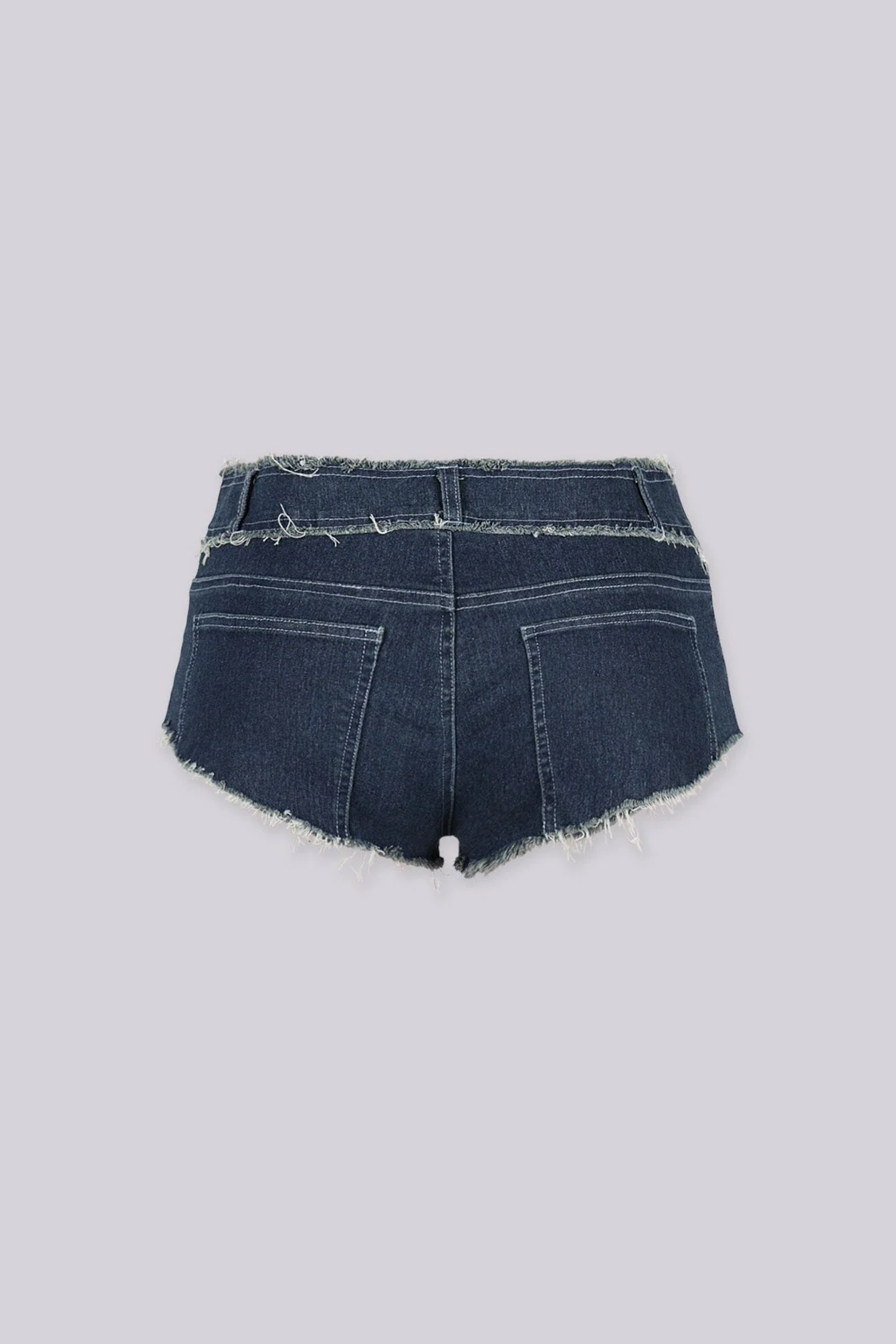 Festival Biker Denim Shorts - Image 4