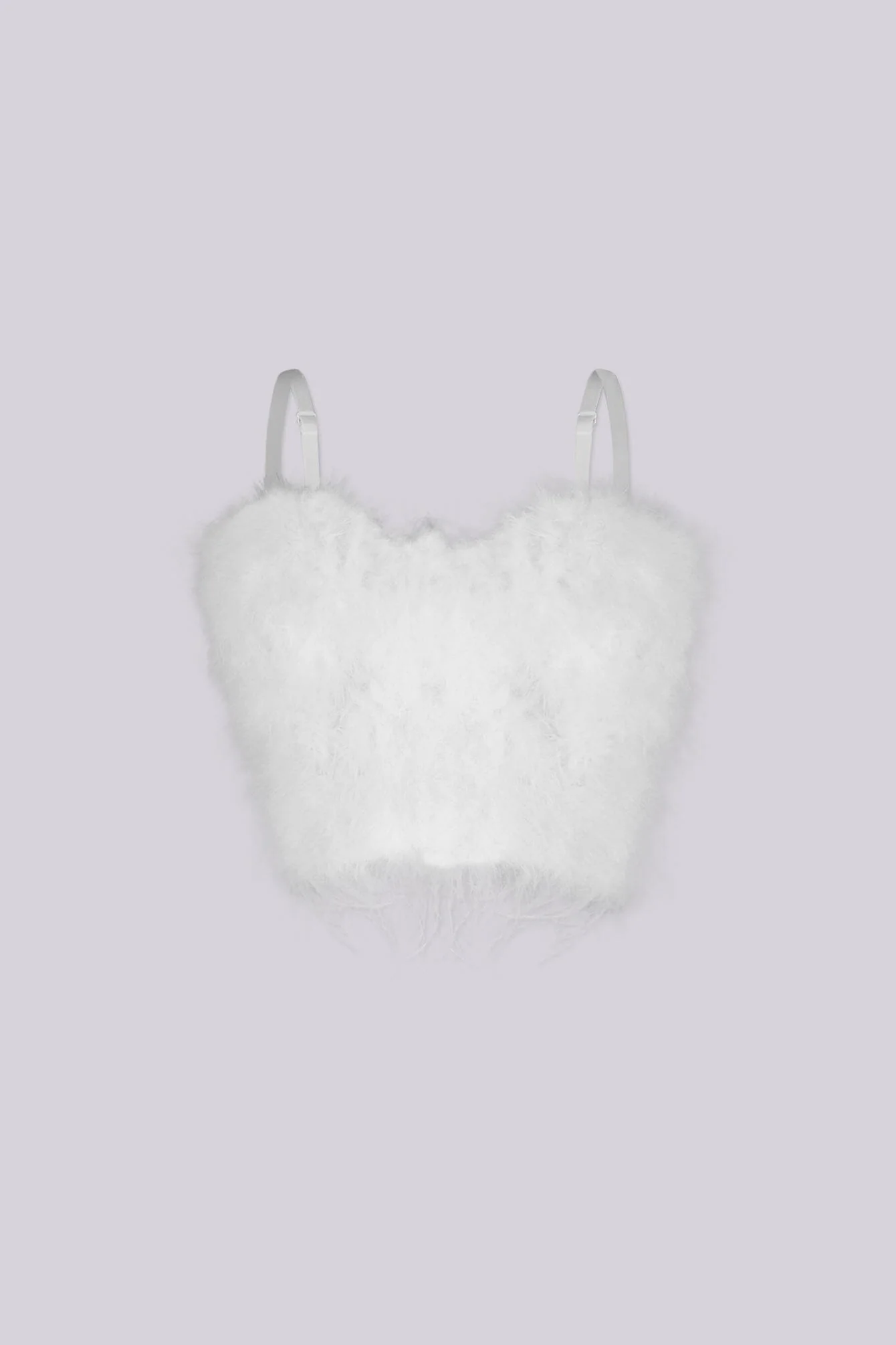 Flattering Faux Fur Bustier Top - Image 5